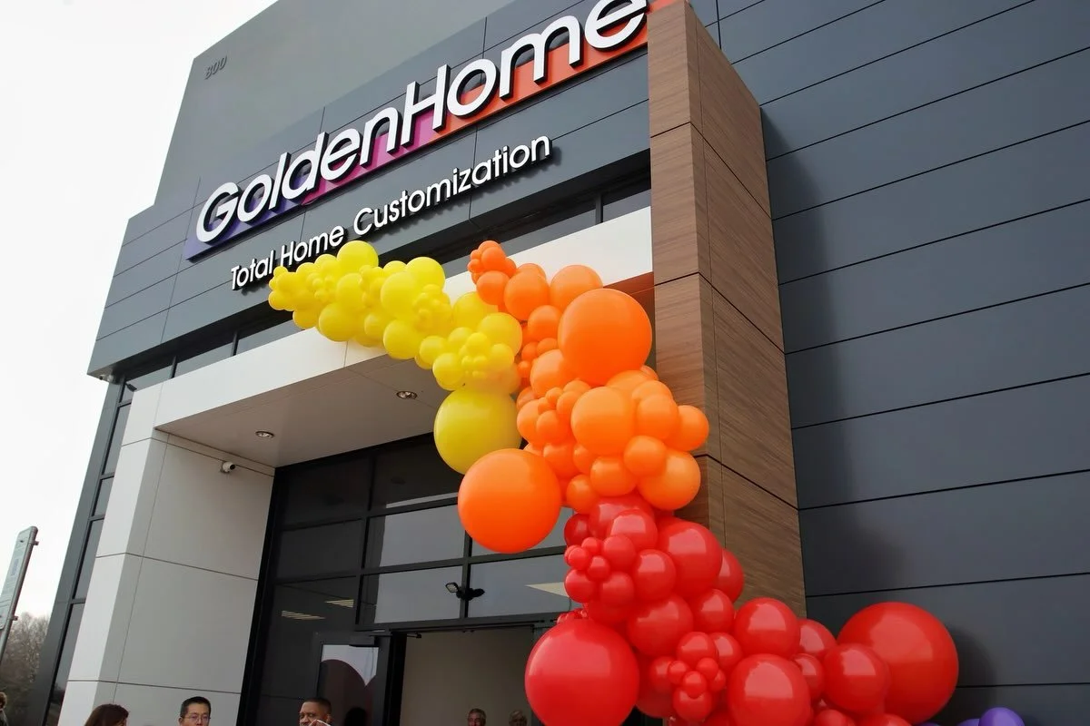 From the bold entrance moment to custom branding, statement florals, thoughtful gifting, and every detail in between, we loved creating an experience that felt unmistakably GoldenHome. #eventplanner #grandopening #eventprof