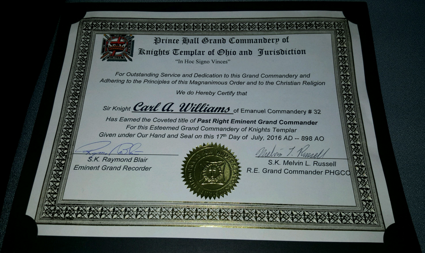 M. W. Corey D. Hawkins Sr. – Most Worshipful Prince Hall Grand Lodge, Free  and Accepted Masons, Jurisdiction of Alabama