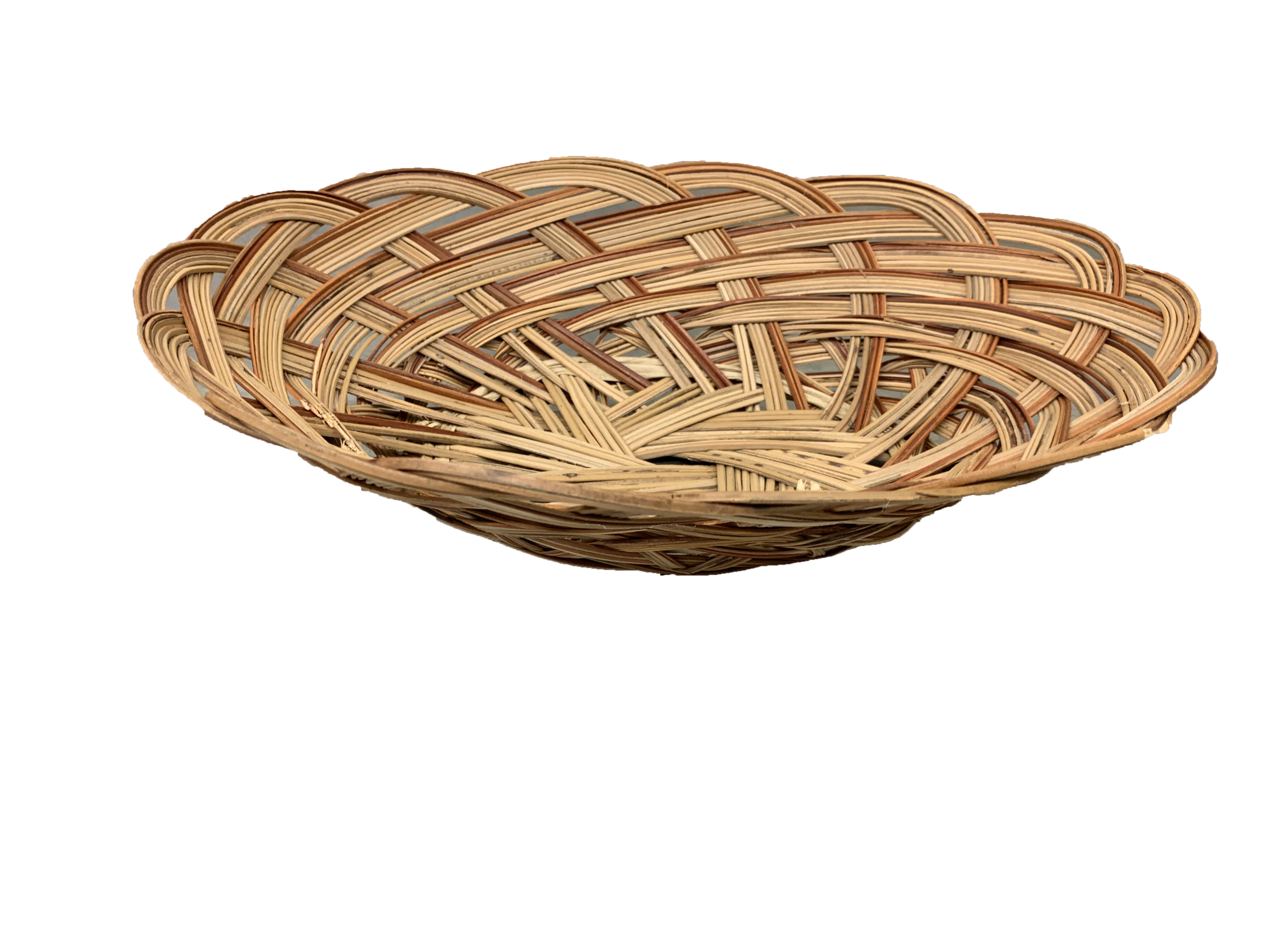 Brown Shades Wicker Basket