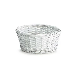 White Wicker Basket