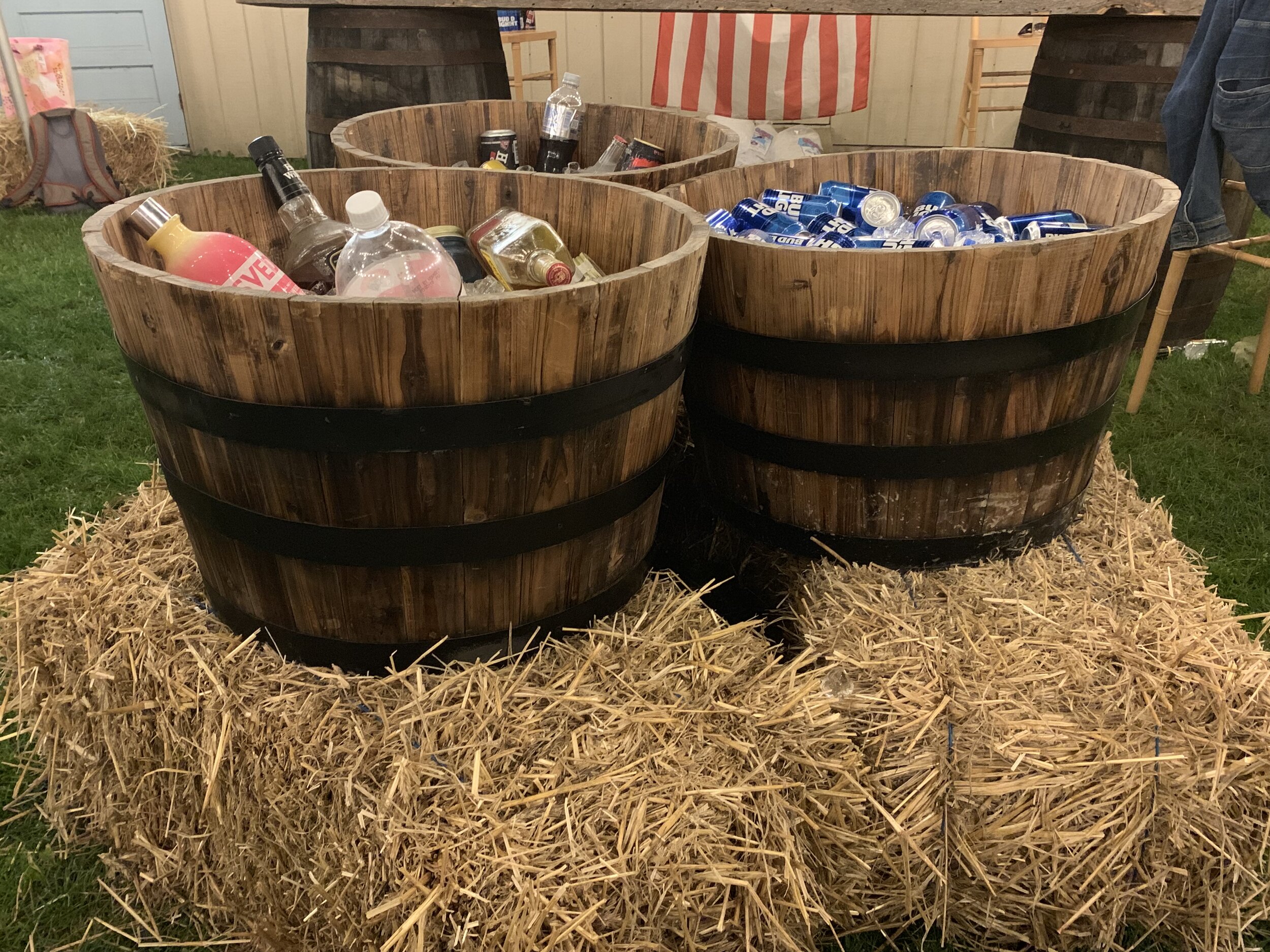 Wooden Half Barrel Tremont Rentals Albany NY