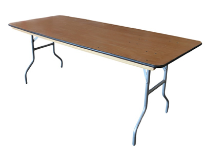 8' Rectangle Table | Tremont Rentals - Wedding & Event Rentals - Albany NY