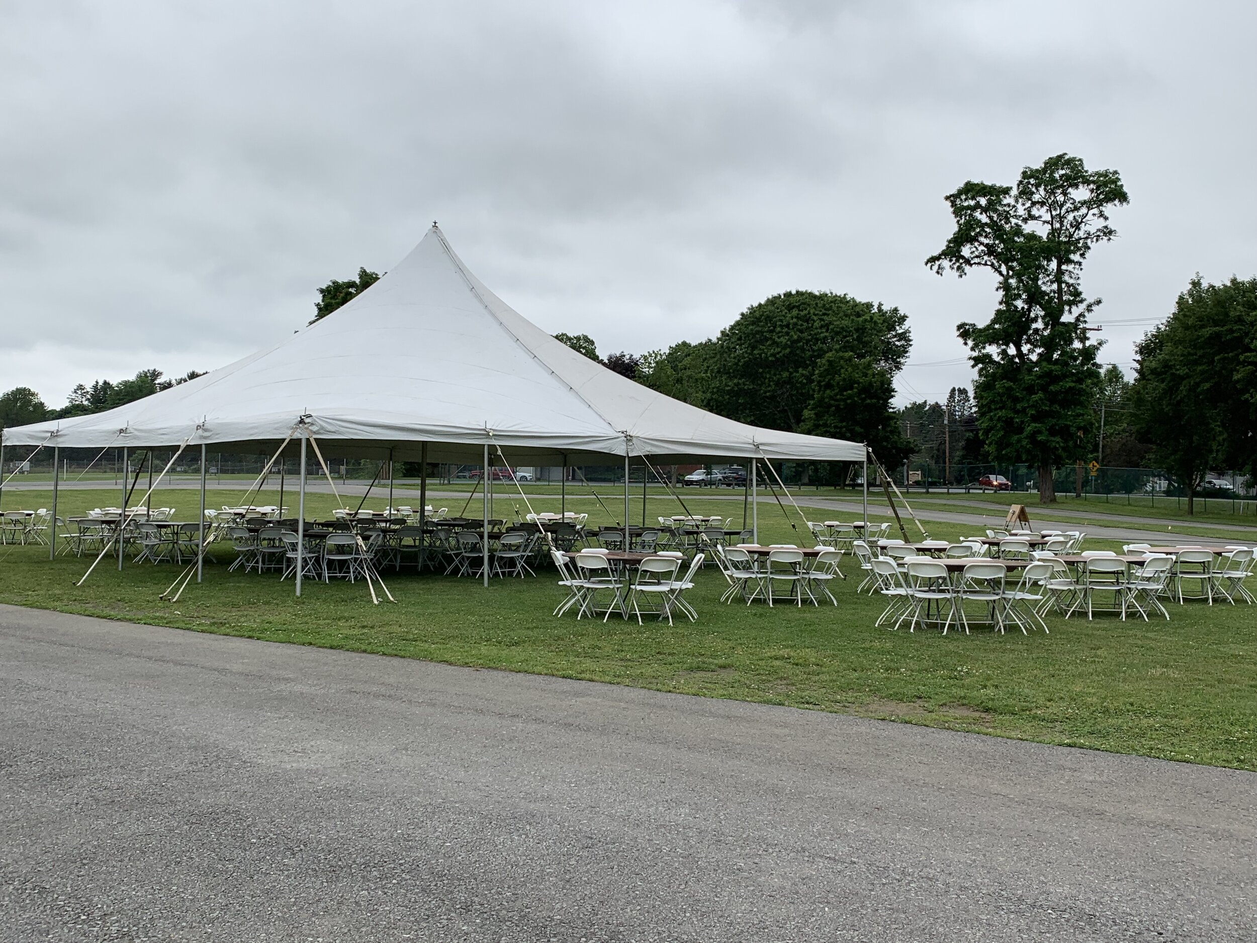 40x40 Pole Tent Tremont Rentals Albany NY