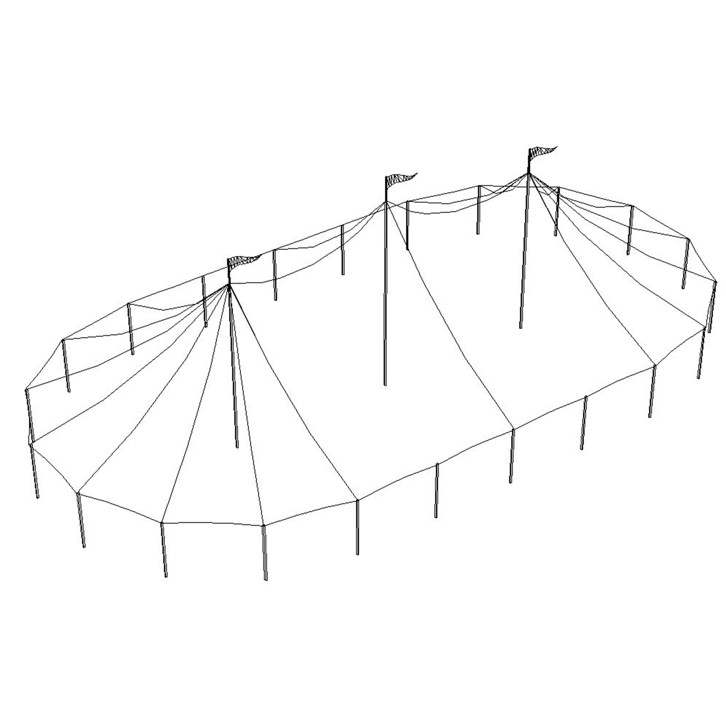 44x83 Sailcloth Tent Tremont Rentals Albany NY