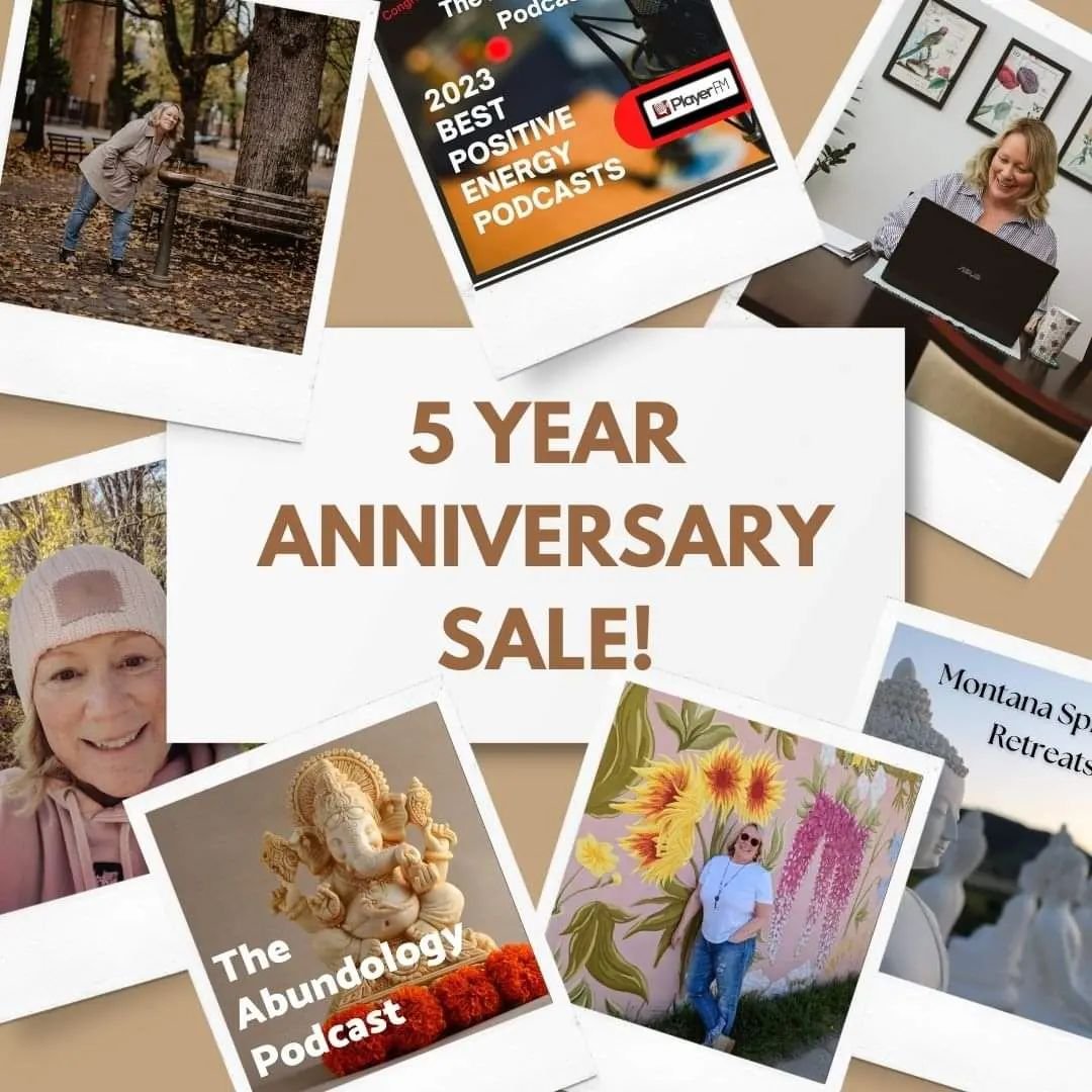 LAST CHANCE! Sale ends tomorrow!&nbsp;🌟

Believe it or not, it's been 5 amazing years in business! If you haven't experienced a Spirit Guide Channeling Session yet, now's the perfect moment &ndash; or maybe it's time for another enlightening session