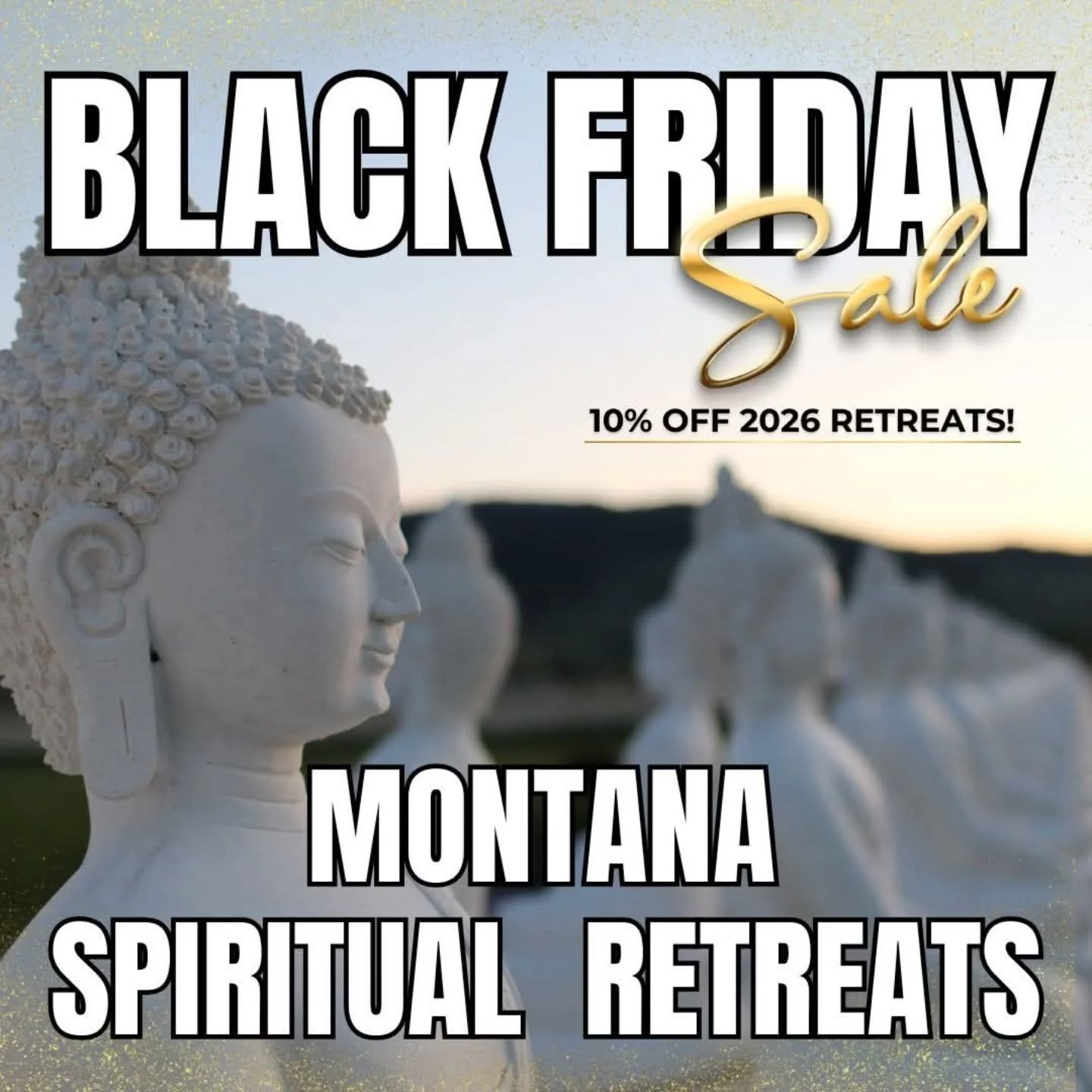 🎉 Black Friday Retreat Sale! 🎉 My 2026 Montana Spiritual Retreats are officially on sale!

If you&rsquo;ve been wanting a reset, a recharge, or a full-on soul refresh, this is for you. Bozeman is known as the Sedona of the Rockies, and the energy h