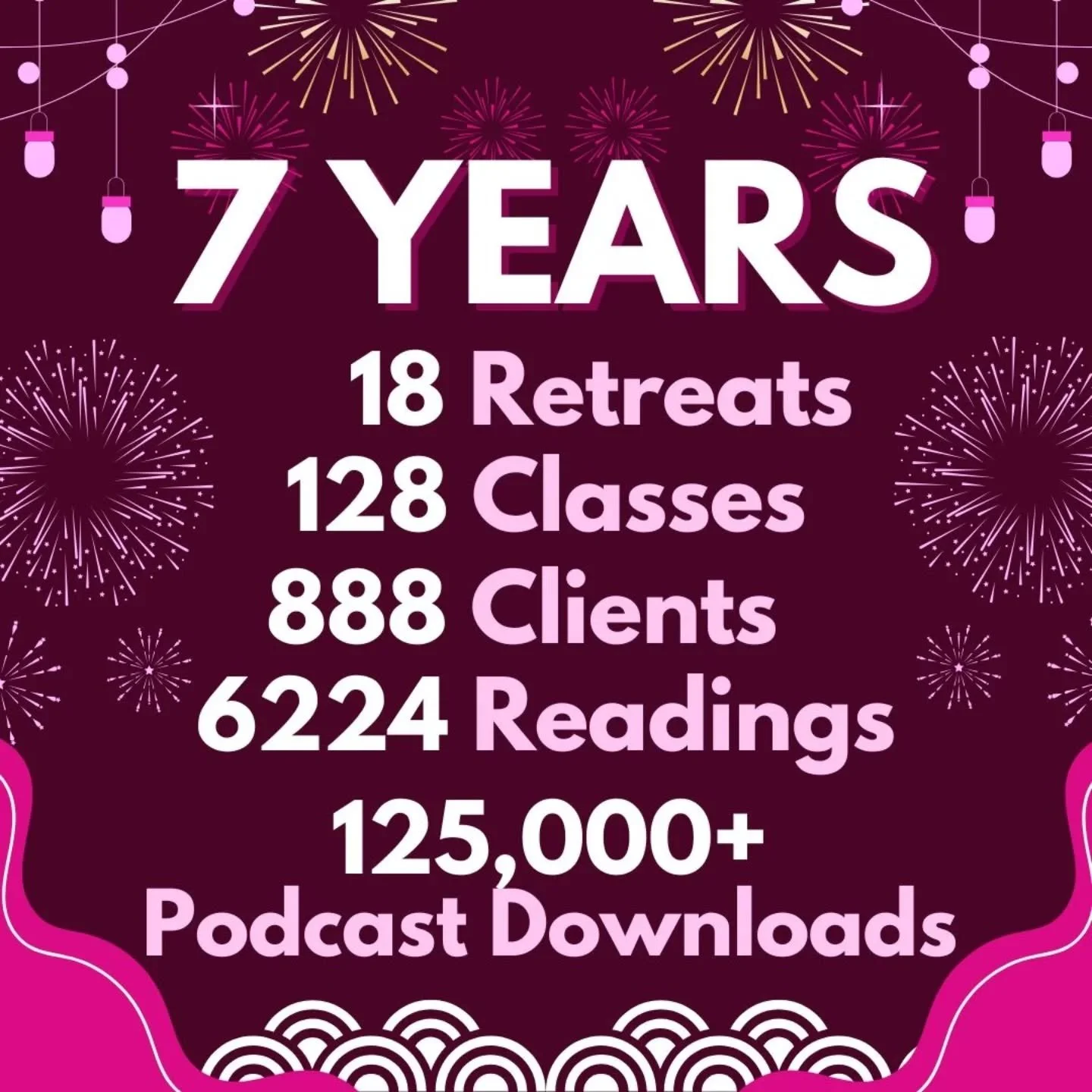 I can&rsquo;t believe I&rsquo;ve been in business for 7 years now. That feels surreal to say out loud. 💛

When I look back, I feel so much gratitude. Thank you for trusting me with your Spirit Guides during readings, for the deep conversations in Wi