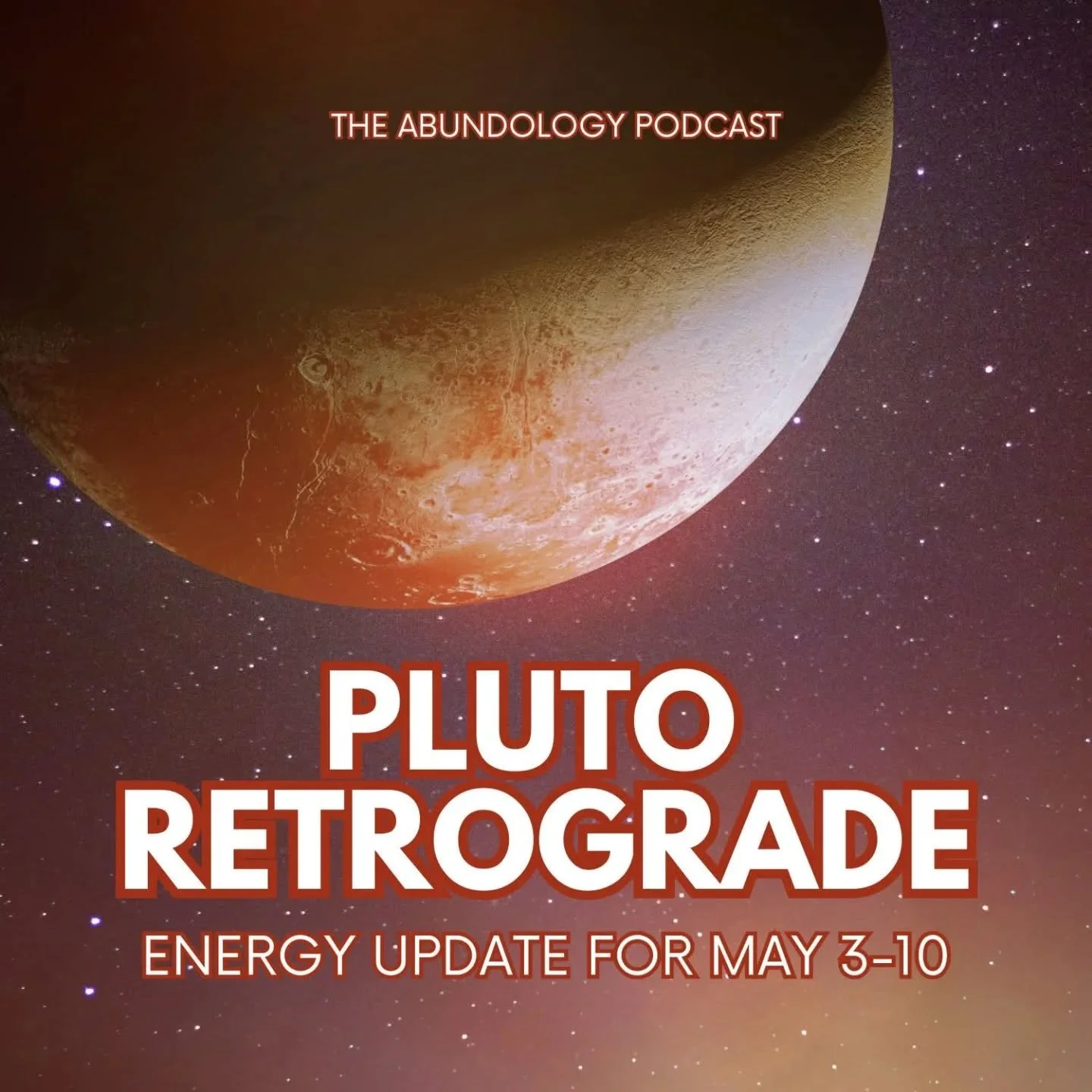 The Weekly Energy Update Podcast is up!

After months of nonstop forward momentum, this week brings a bit of relief ✨ With Pluto stationing retrograde on May 6, the energy softens just enough for us to pause, breathe, and get intentional about what&r