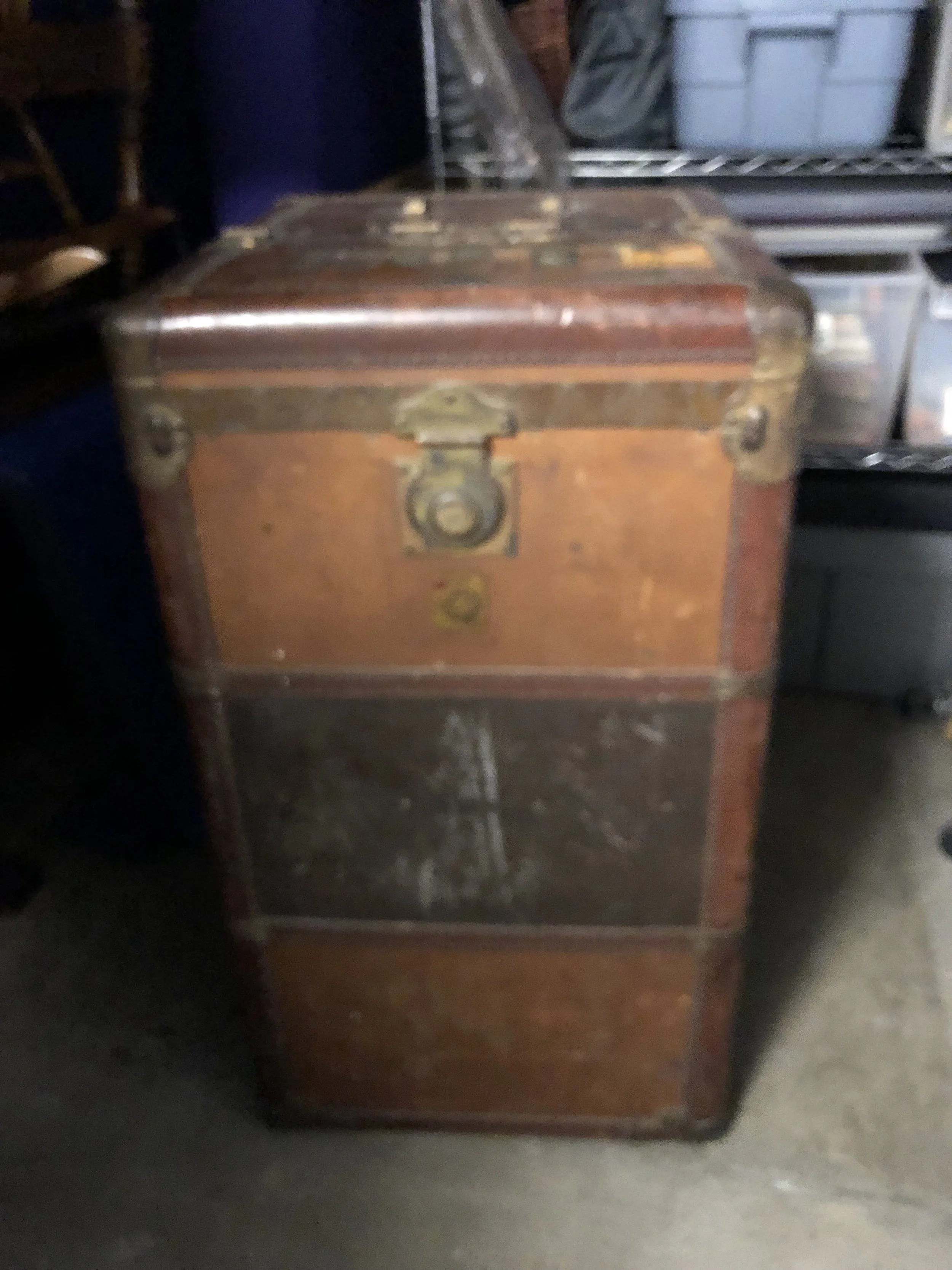 1920's era Wardrobe Steam Trunk 