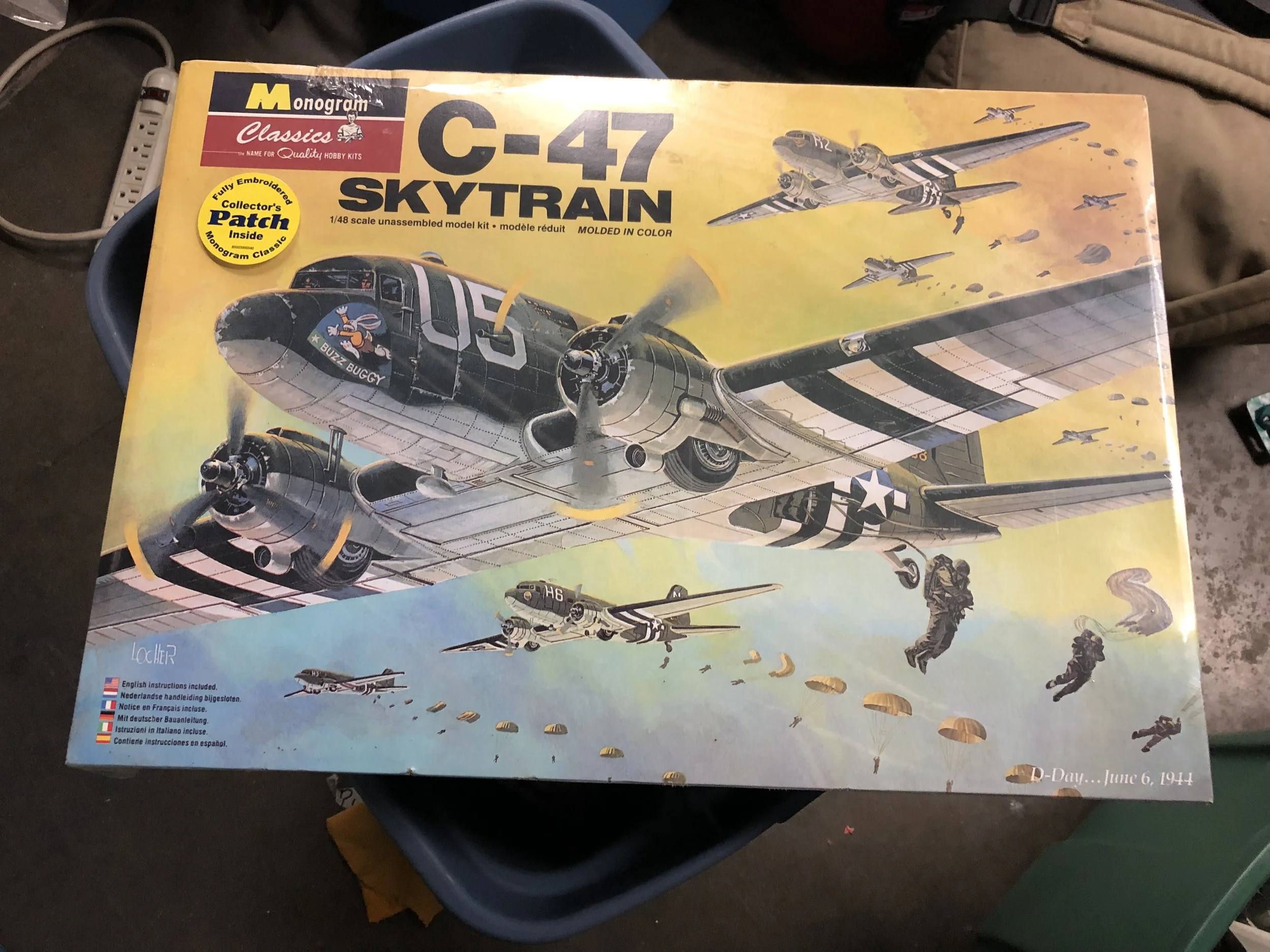 Monogram C-47 Skytrain With Collectors Patch Model Kit