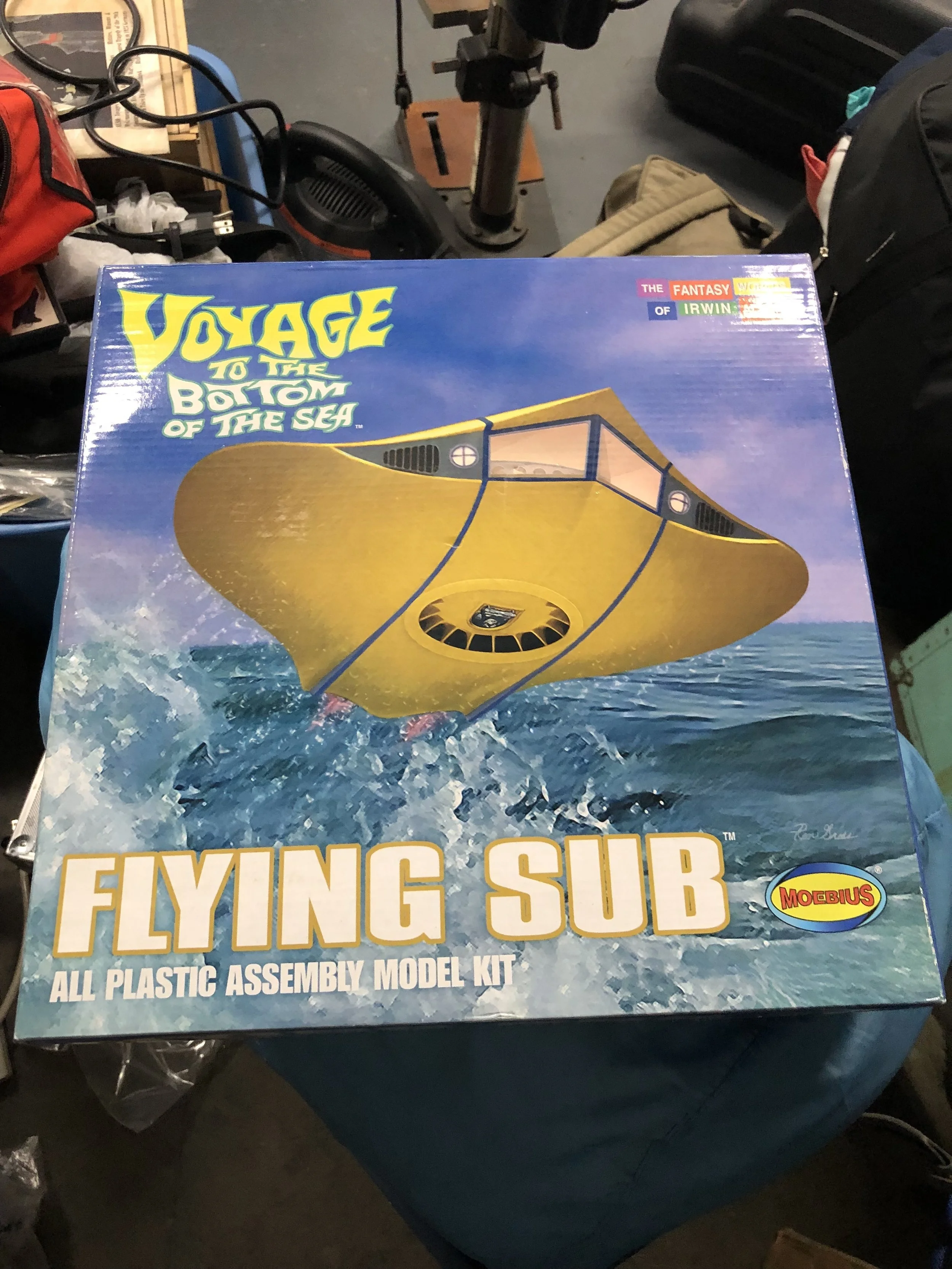Moebius Voyage to the Bottom of the Sea Flying Sub Plastic Model Kit