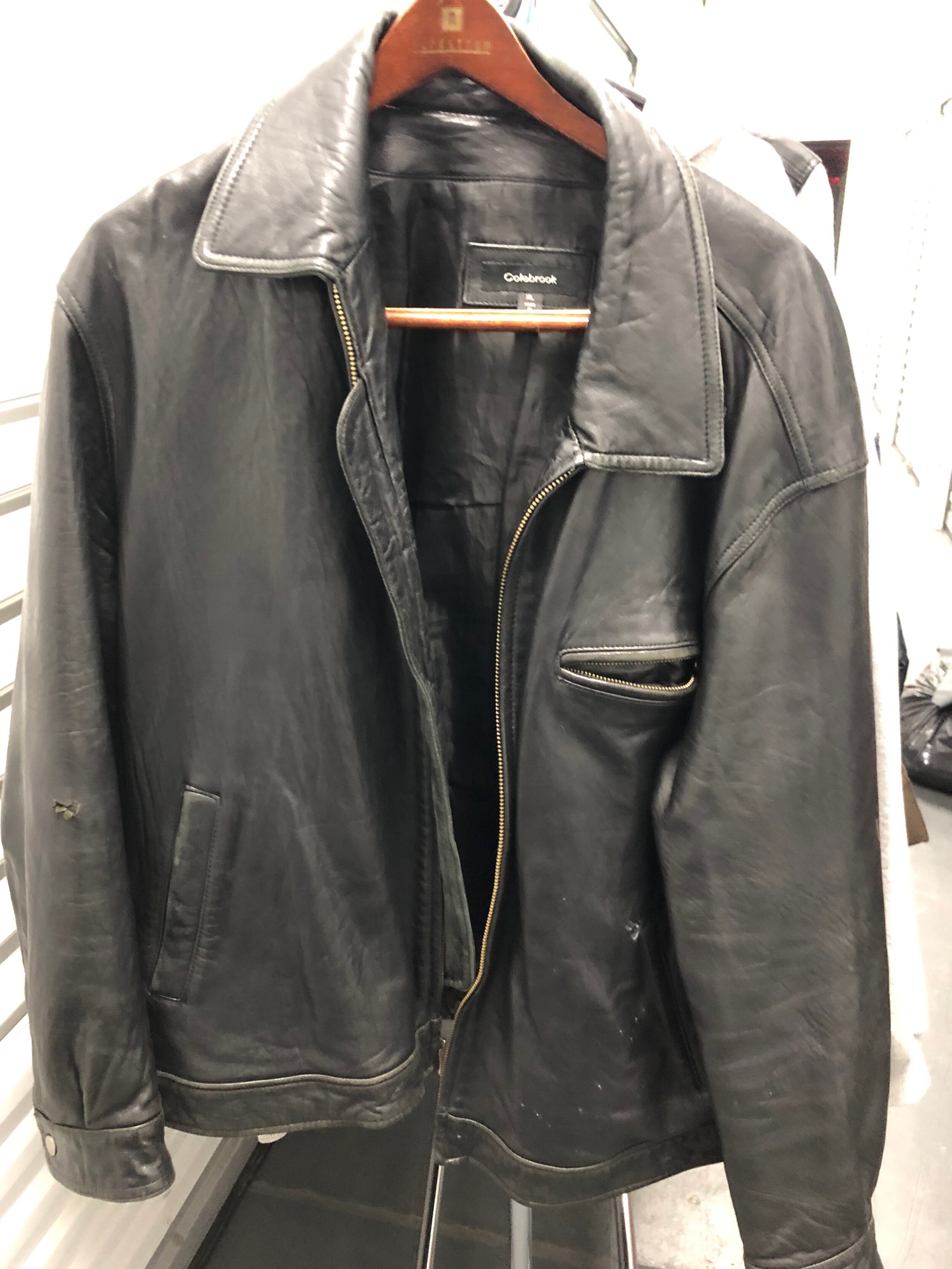 Colebrook Men's Leather Jacket - XL