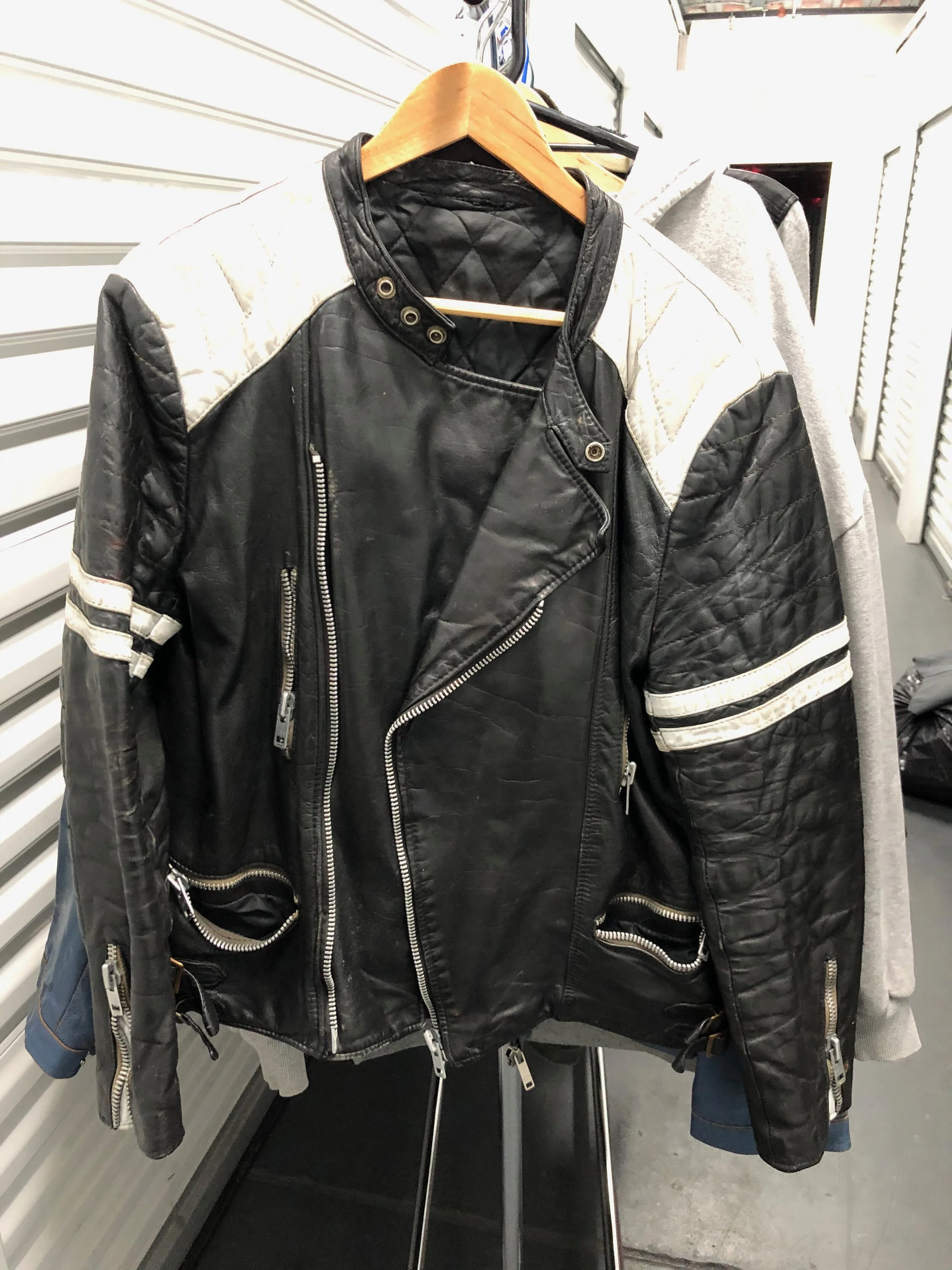 Motorcycle Riding Leather Jcket - L