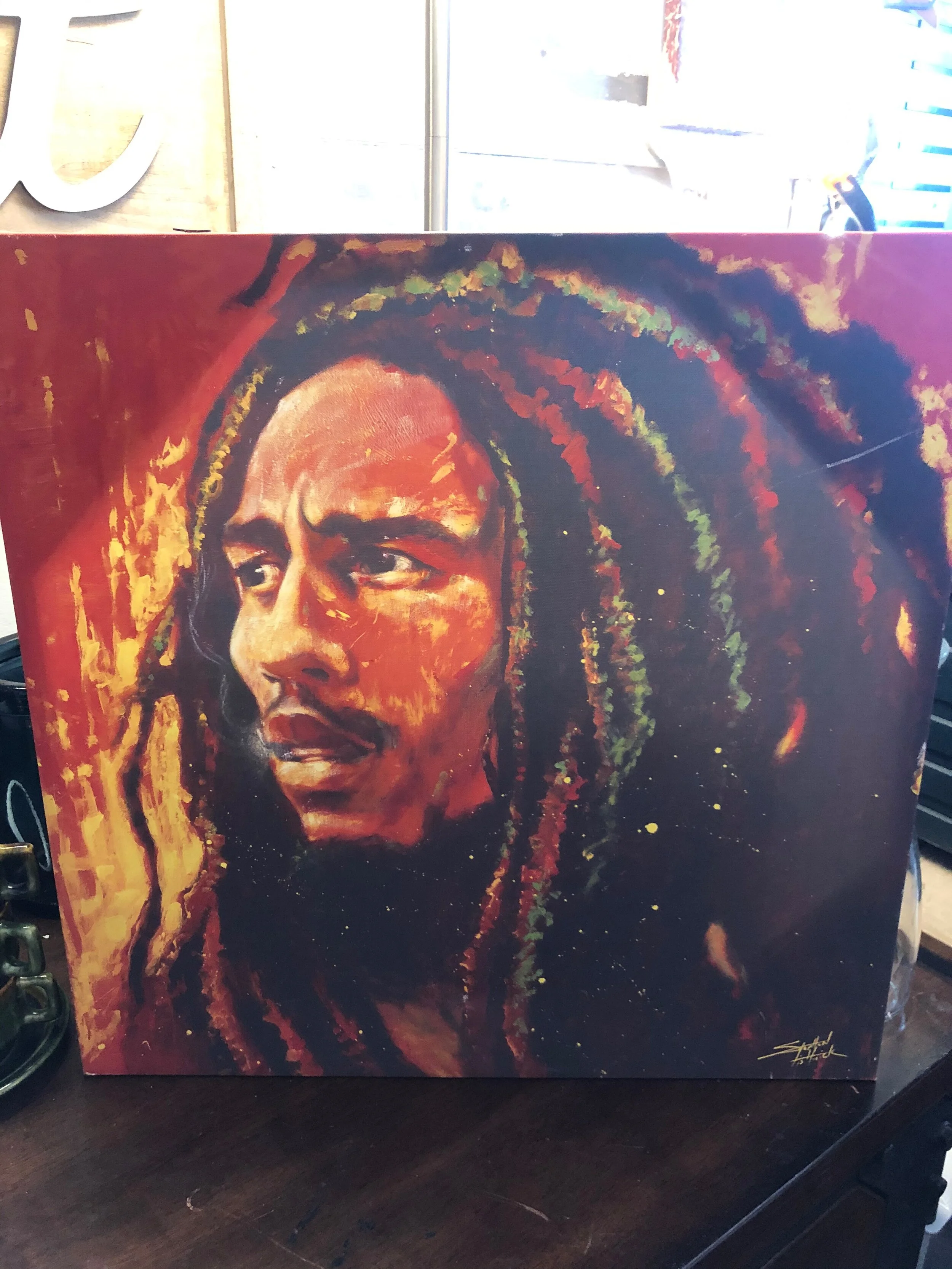 Bob Marley Painting/Print Stephen Fishwick