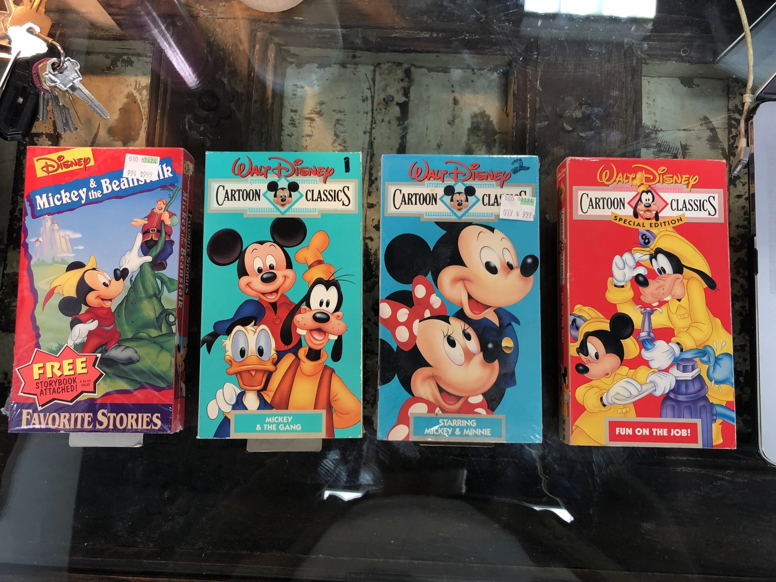 Walt Disney Cartoon Classic VHS Set of 4