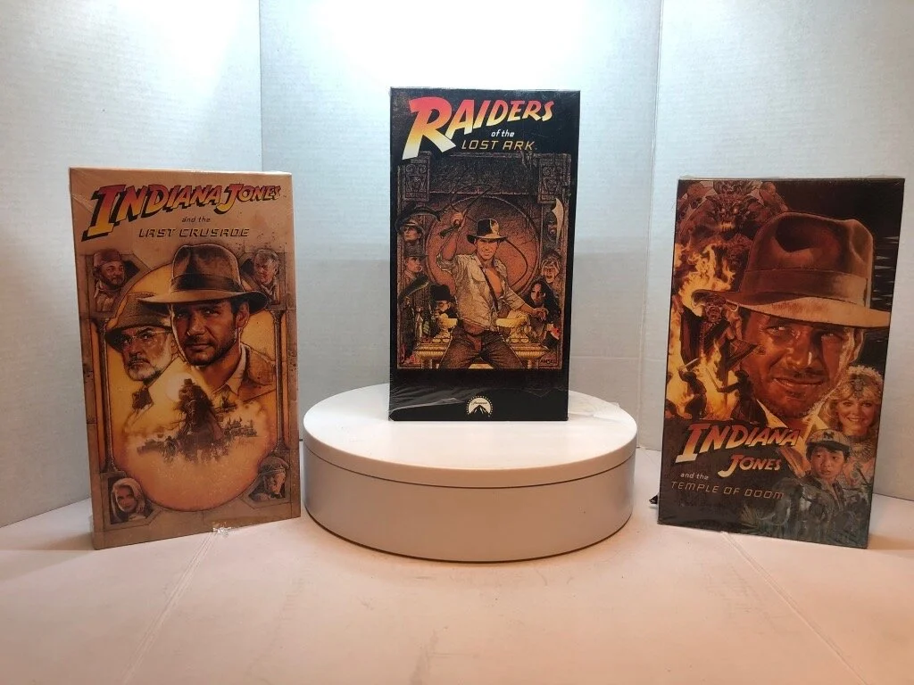 Indiana Jones Trilogy VHS Raiders of The Lost Ark Temple of Doom Last Crusade