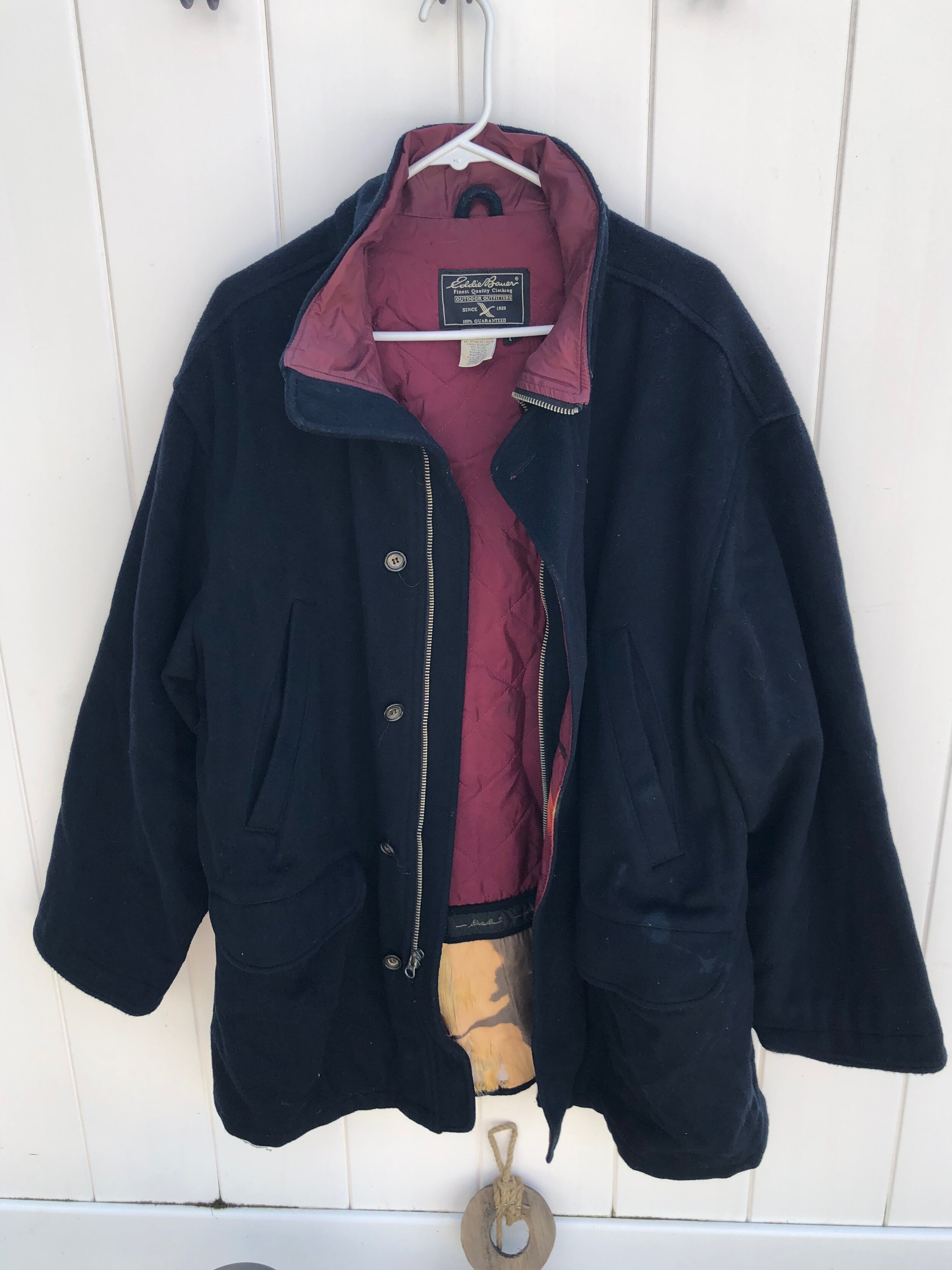 Eddie Bower P-Coat - sz XL