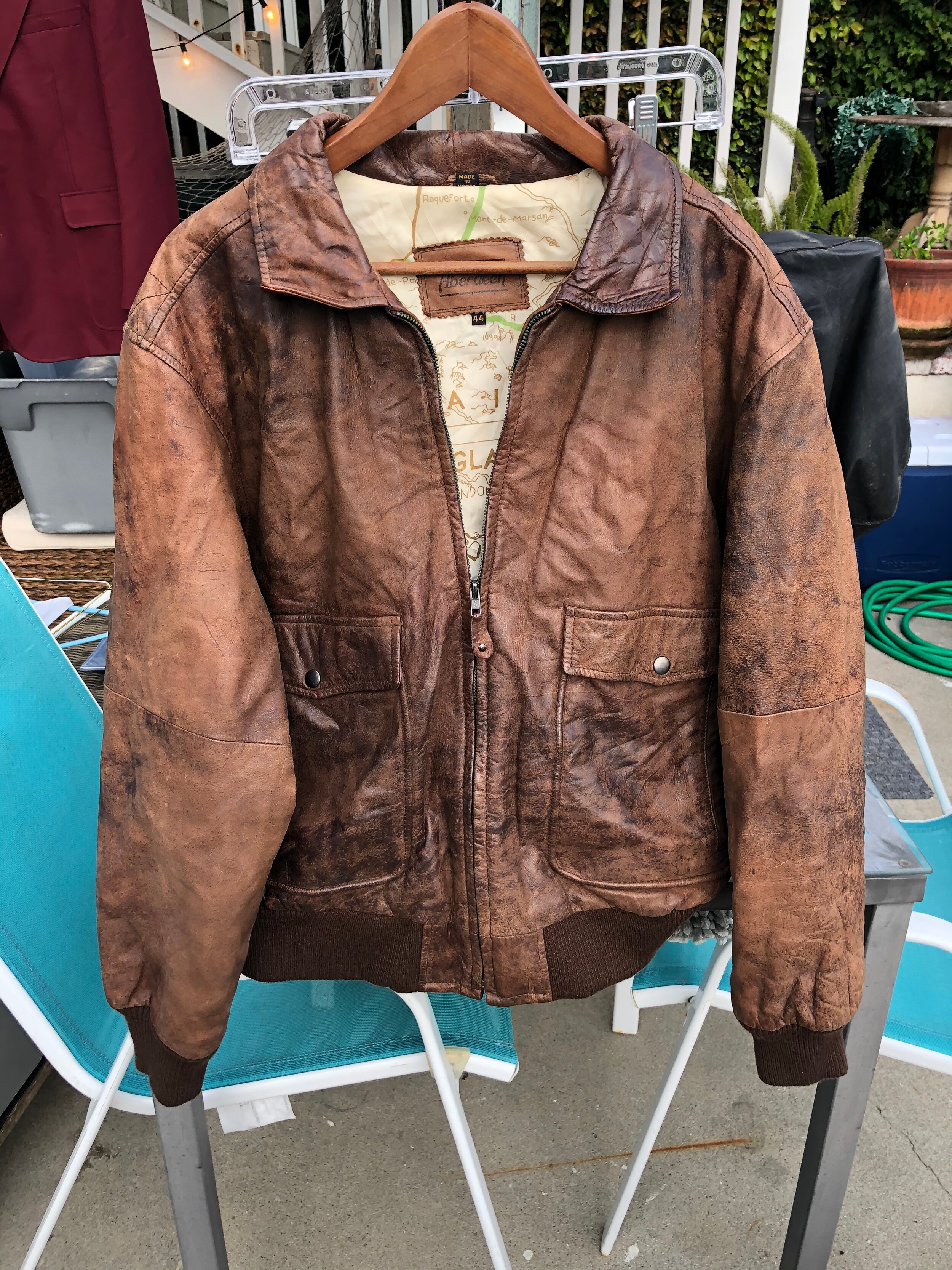 Aberdeen Leather Jacket - sz 44