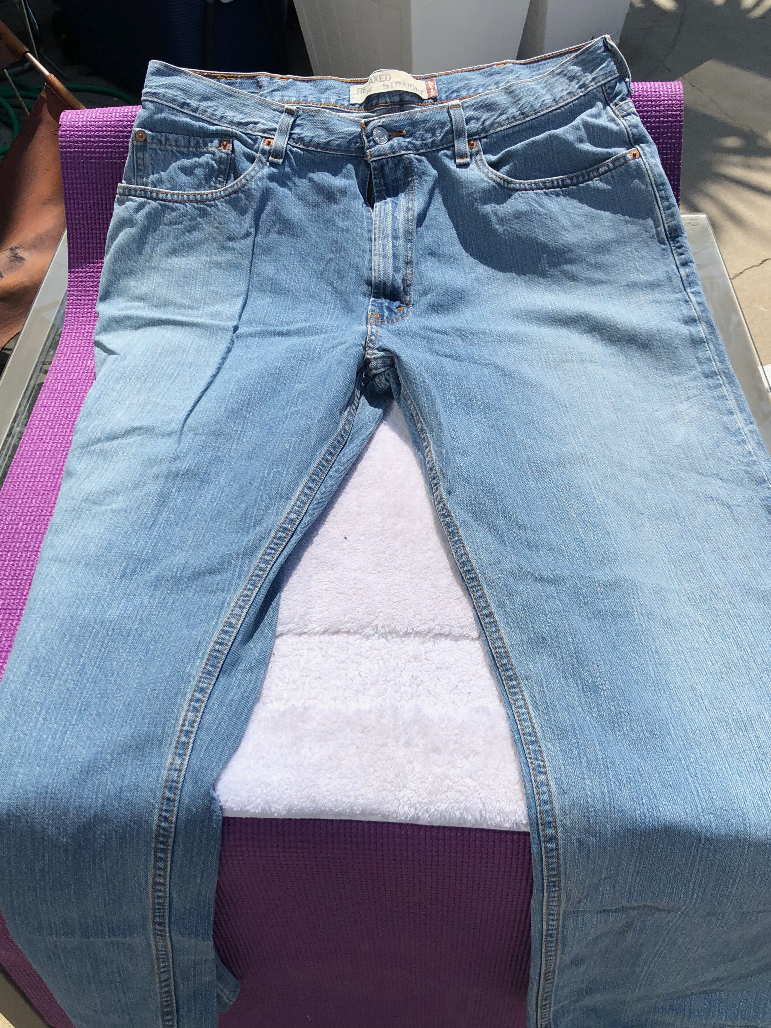 Levi Relaxed Straight - sz 38x34