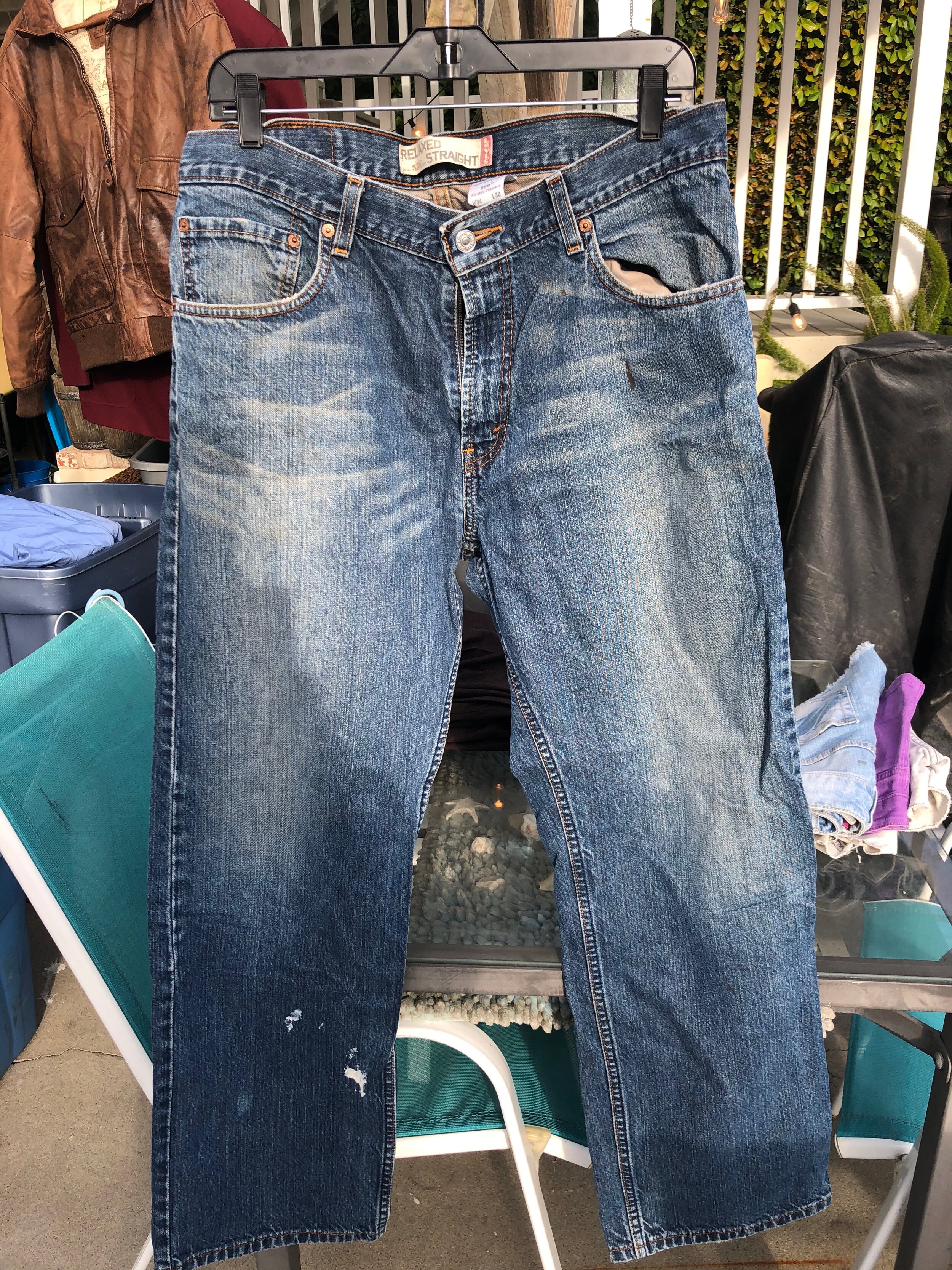 Levi Relaxed Straight 559 - sz 34x30