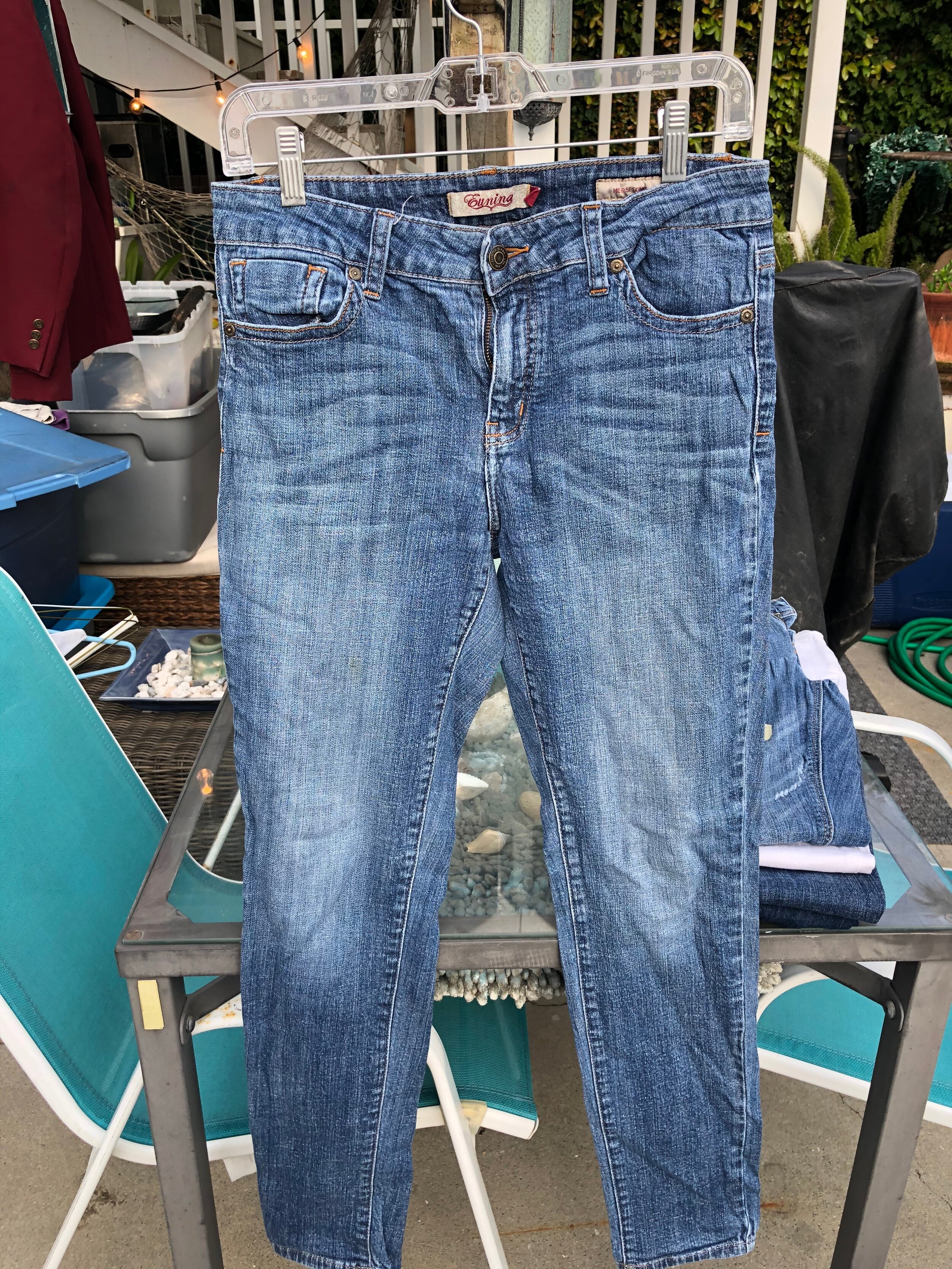 Eurina Mid Rise Skinny - sz 9