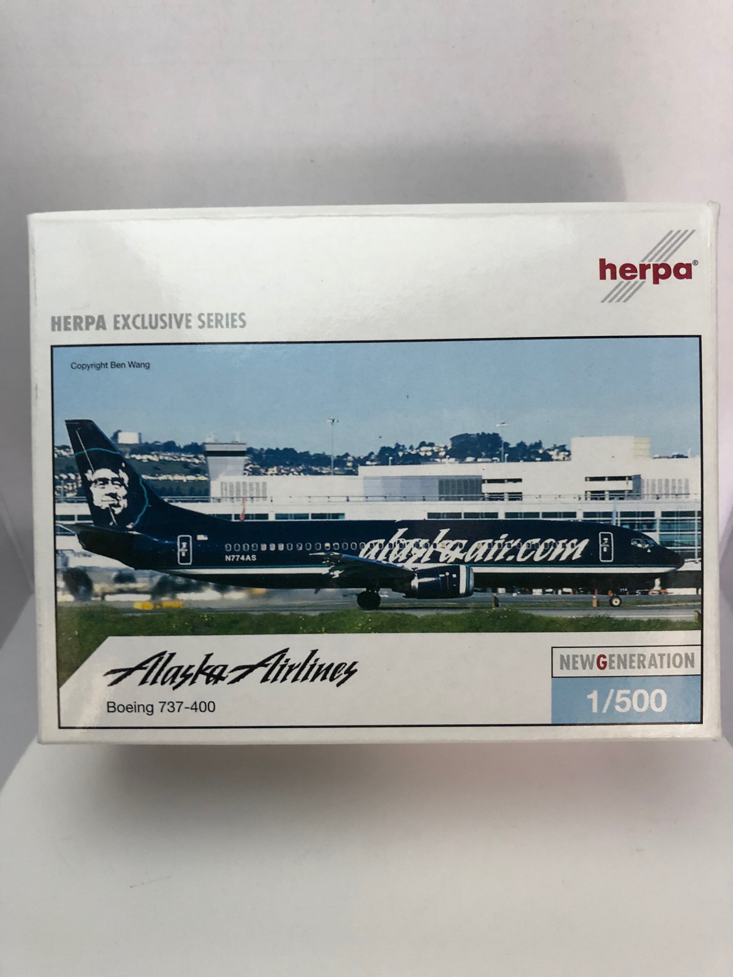 Alaska Airlines Scale 1:500 - Herpa Model #505529