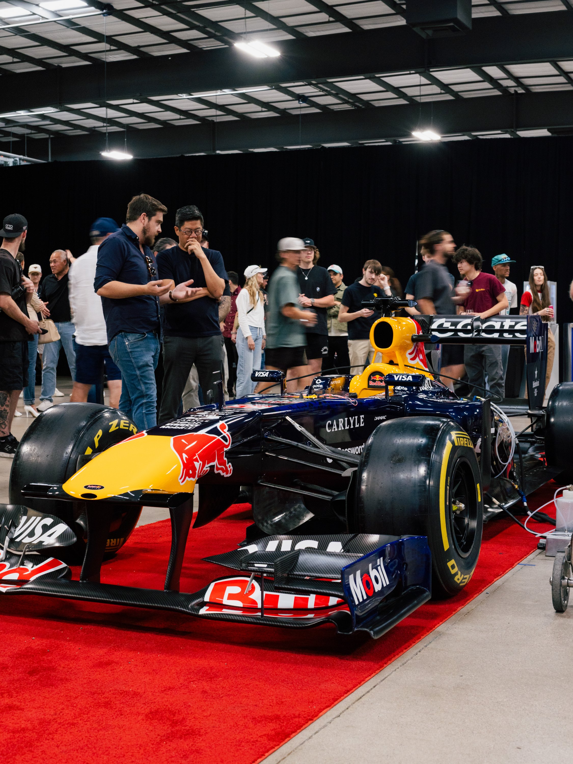 RED BULL F1 FIRE-UP AT OTTO
