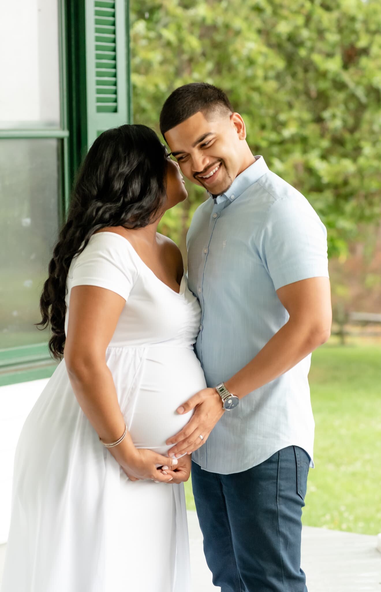 Sunset and Wildflowers Maternity Session — Little Snaps Photography