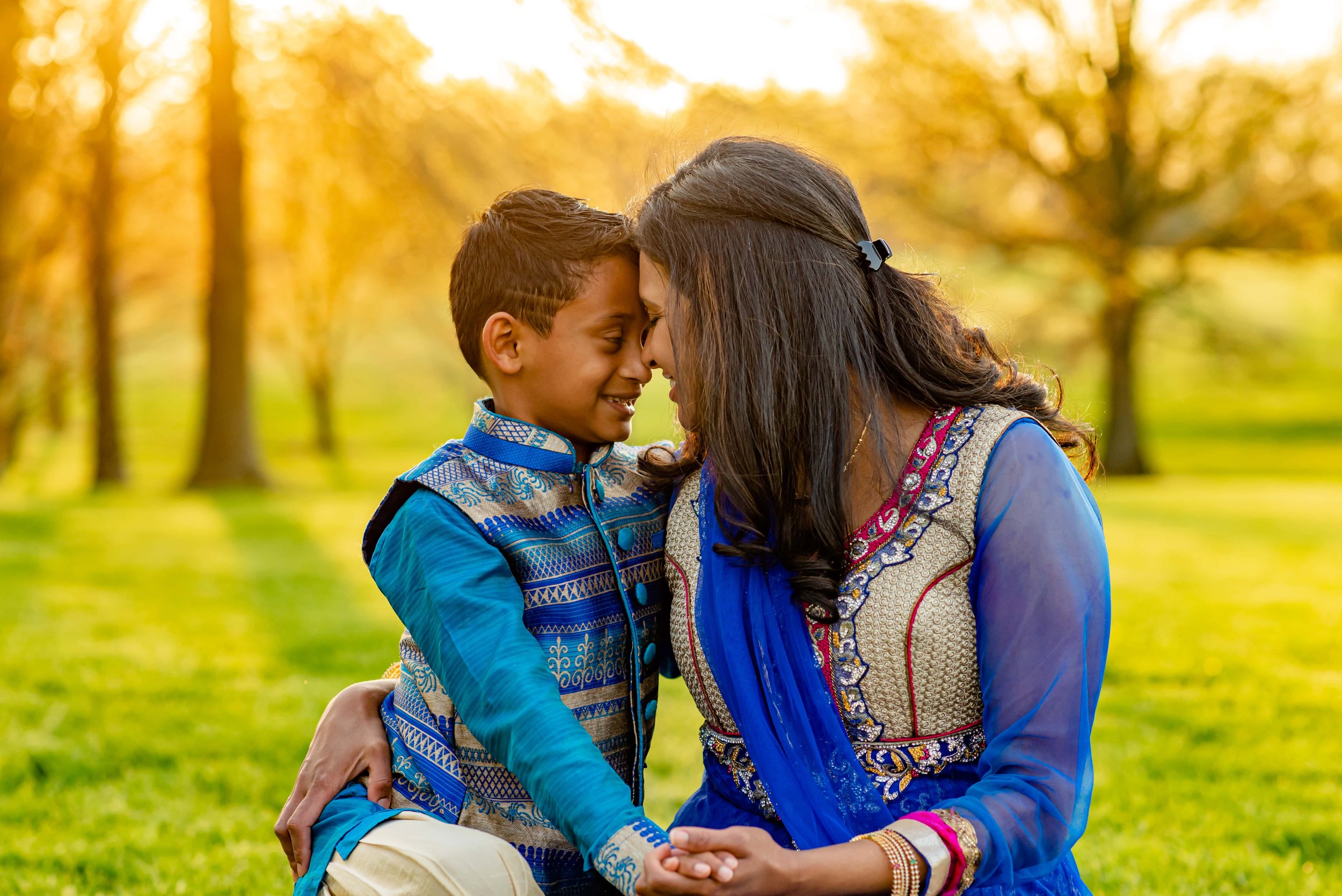 Maryland Photographer - Mom and son forehead to forehead