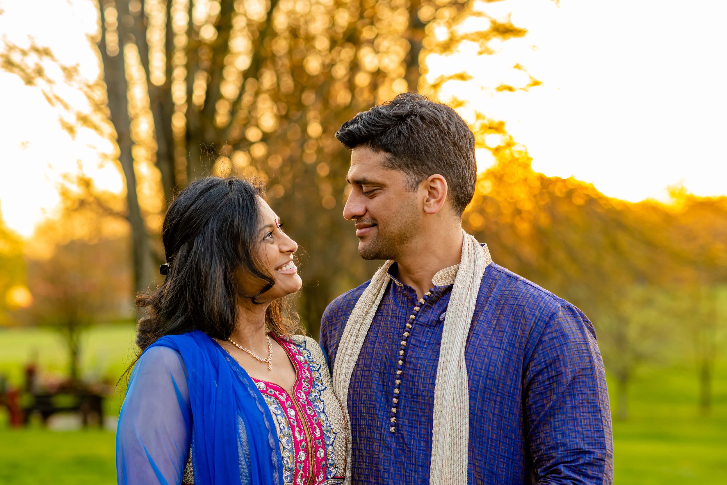 Maryland Couples Photographer - Indian Inspired image of a couple