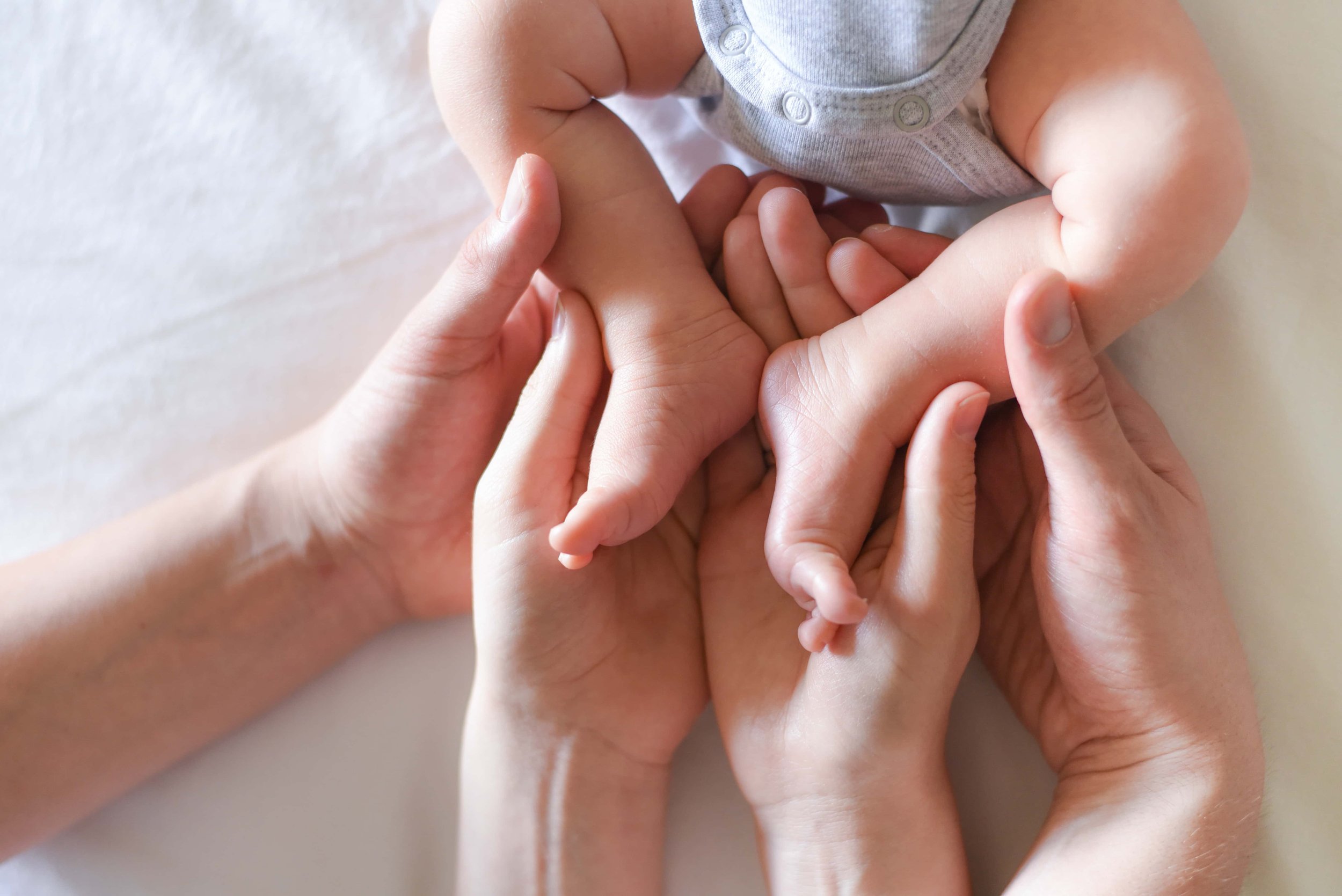 Newborn photograph of Baby's Feet
