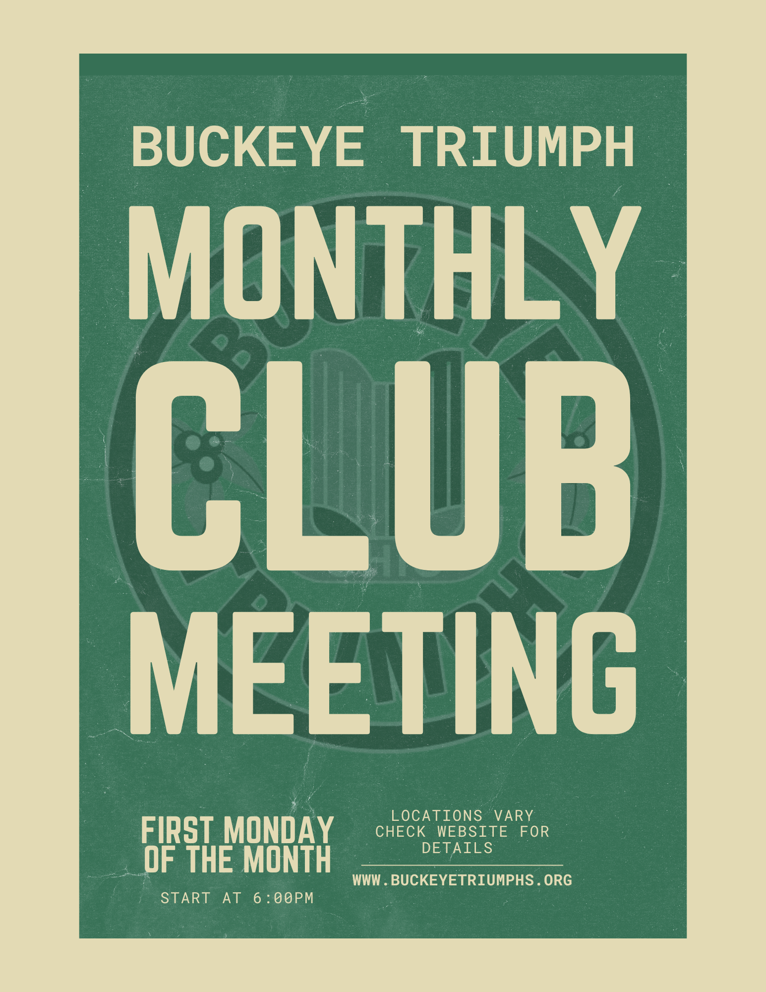 MONTHLY CLUB MEETING