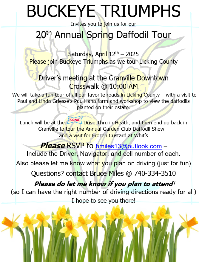 The BT Annual Daffodil Drive