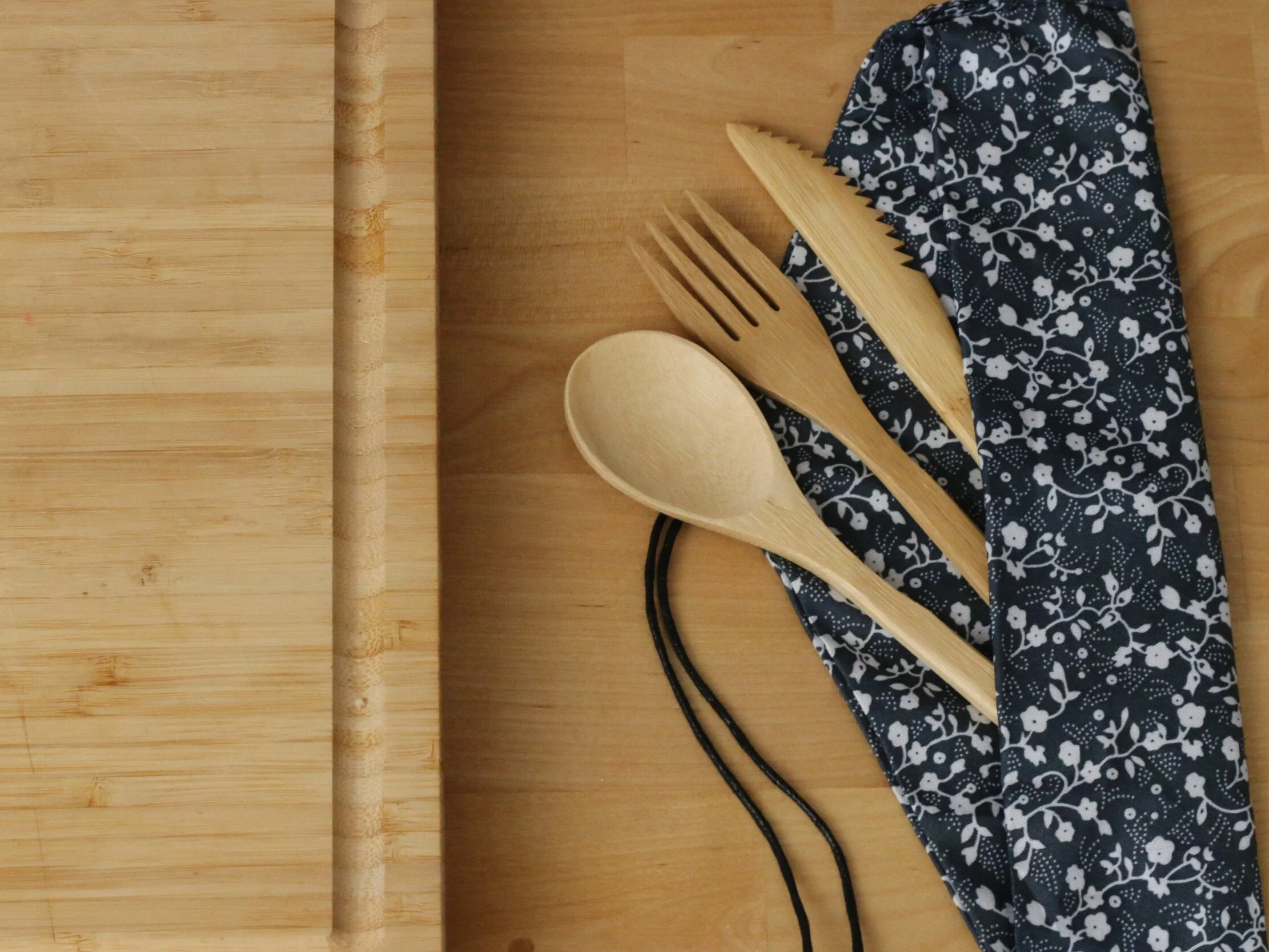 Bamboo Cutlery   I love my set that I got from Eco IQ NZ (@ecoiqnz on instagram). There’s even a bamboo straw included!  Just leave it in your handbag so when you get your lunch to takeaway you can refuse single use plastic (or wooden!) cutlery and use your own.