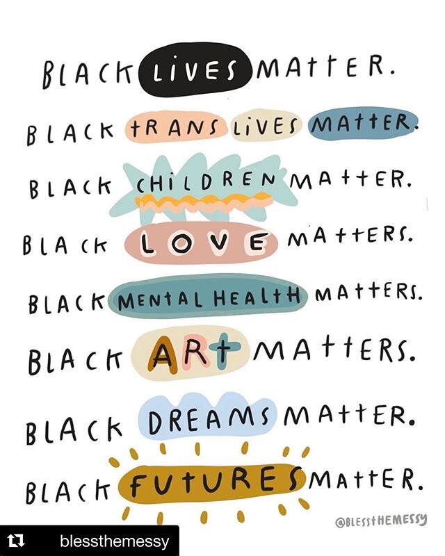 I love you and I see you and I support you. I will educate myself, donate, listen, and do everything in my power to make this better. I love you and thank you for letting me fight with you. I am honored. #blacklivesmatter repost @blessthemessy