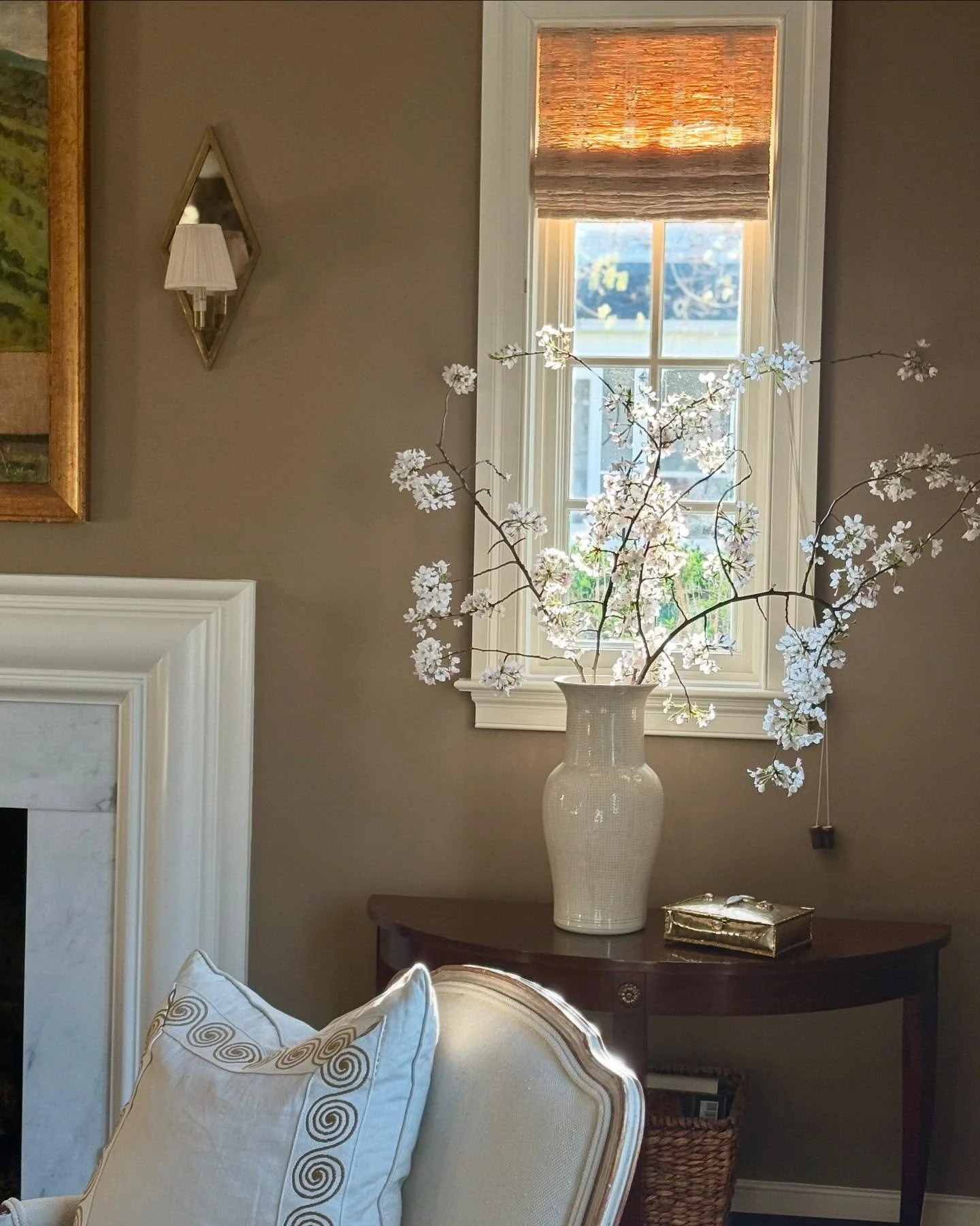 Another glorious day in Nashville. There is nothing prettier than the eastern sun shining through in the morning.

I&rsquo;m so enjoying these cherry blossom branches I foraged yesterday. Anyone know of a hack to preserve the blooms that fade ever so