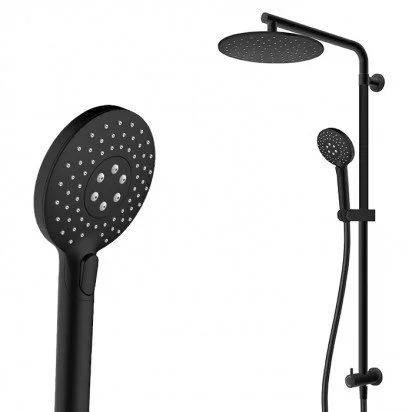 Robertson Elementi Splash Plus Round Column Shower in Black.jpeg