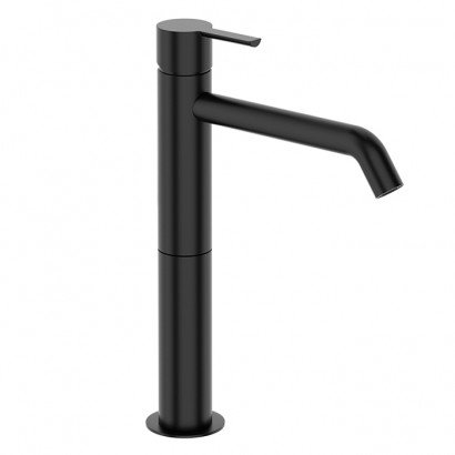 Robertson Zucchetti Gill Ext Height Basin Mixer in Black.jpeg