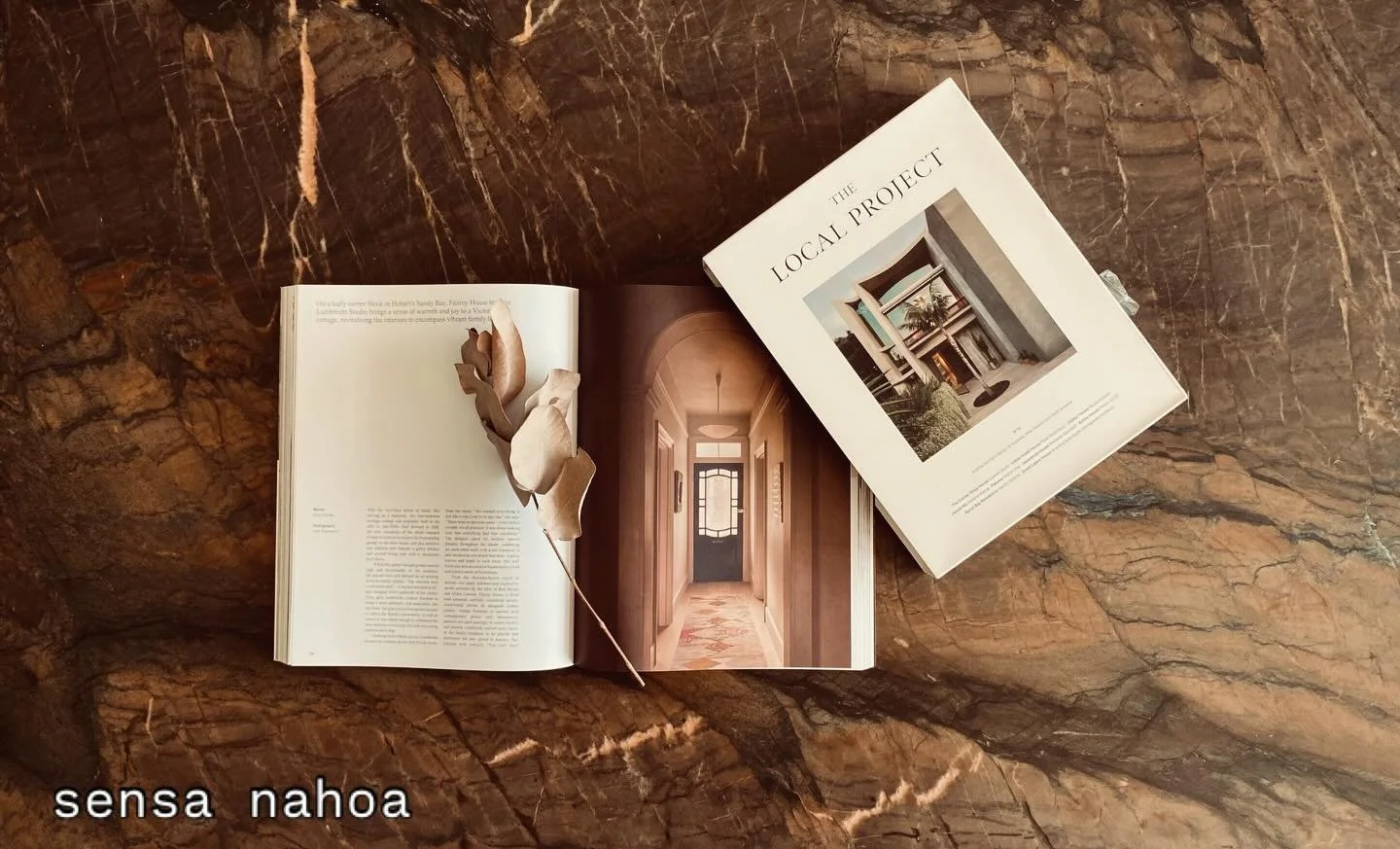 Searching for inspo?  The Local Project always delivers 🤎 Pair this page with our new stone install - Sensa Nahoa by Cosentino. Loving it!