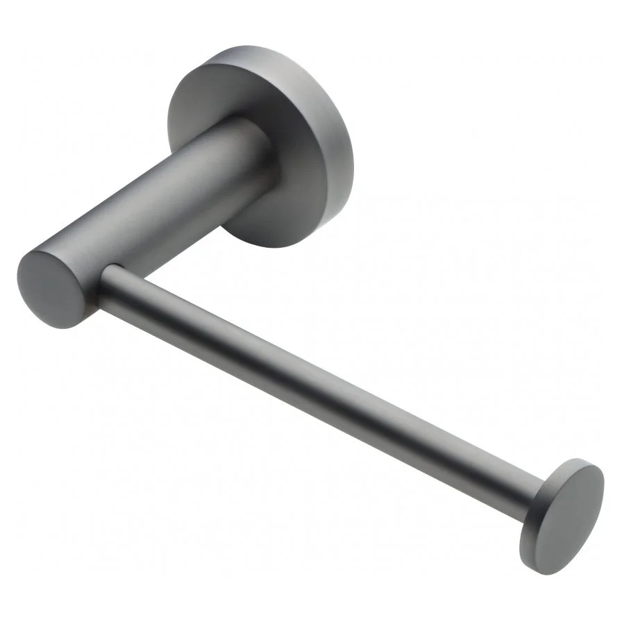 Heirloom Aura Toilet Roll Holder in Gunmetal.jpeg