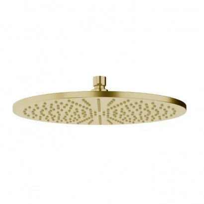 Robertson - Zucchetti Round Shower Head in Brushed Gold.jpeg