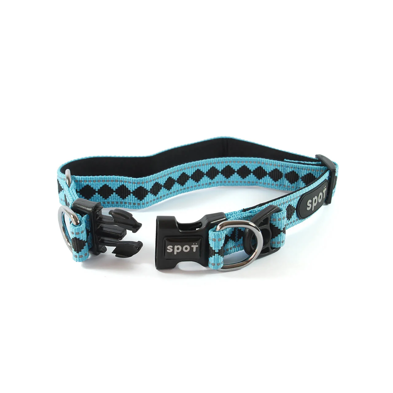 coleira Necky black blue 