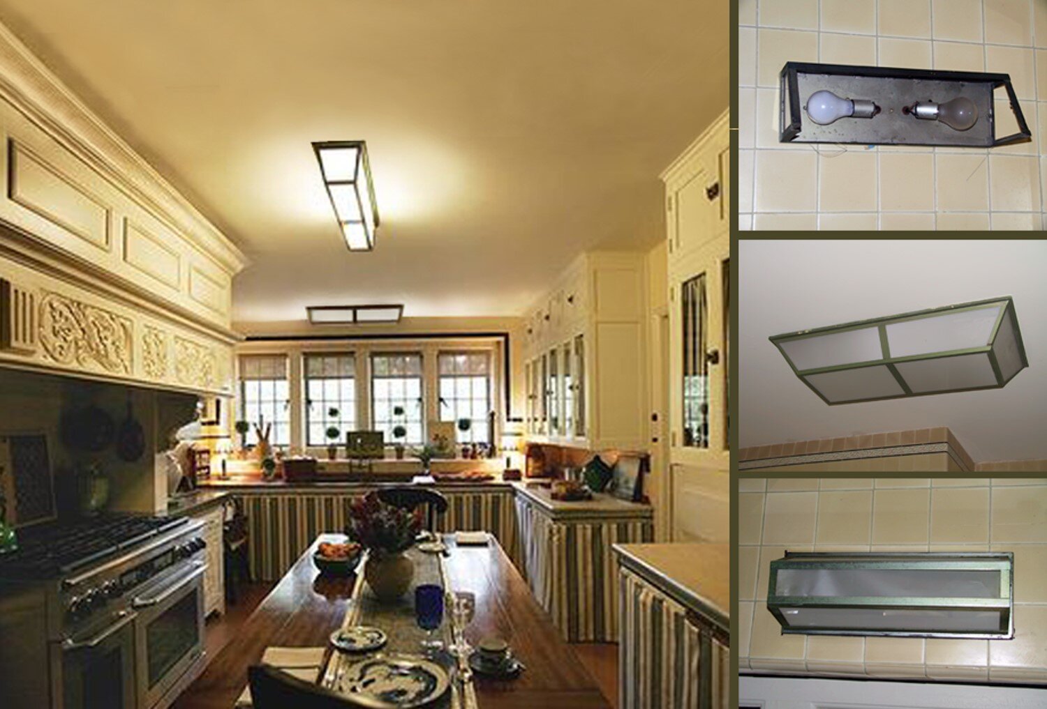 Graystone Mansion; restore-refurbish ceiling lamp