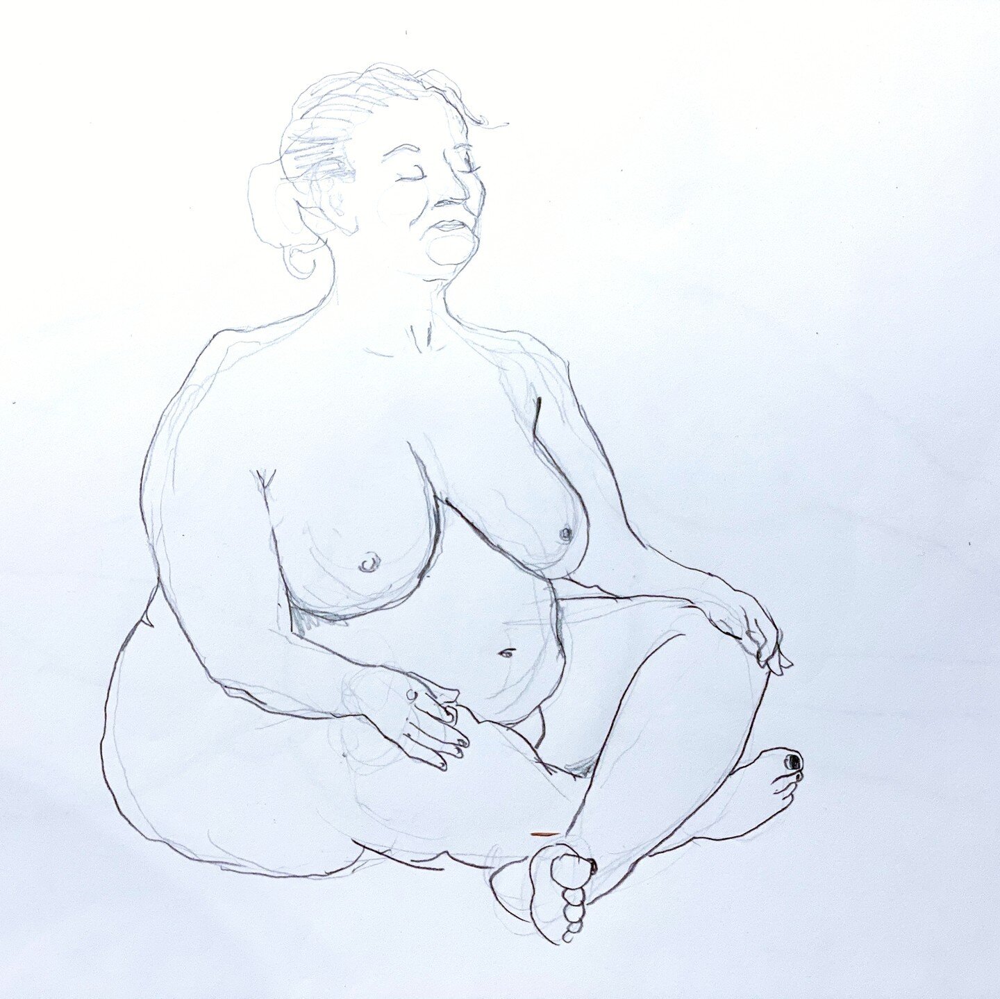 Drawing is meditation. Come and get in the zen zone with us tomorrow night!⁠
⁠
https://www.damienlucassculpture.com/life-drawing-byron⁠
.⁠
Currently, we're limiting reserved numbers, so your reservation will help us manage class size as well as ensur