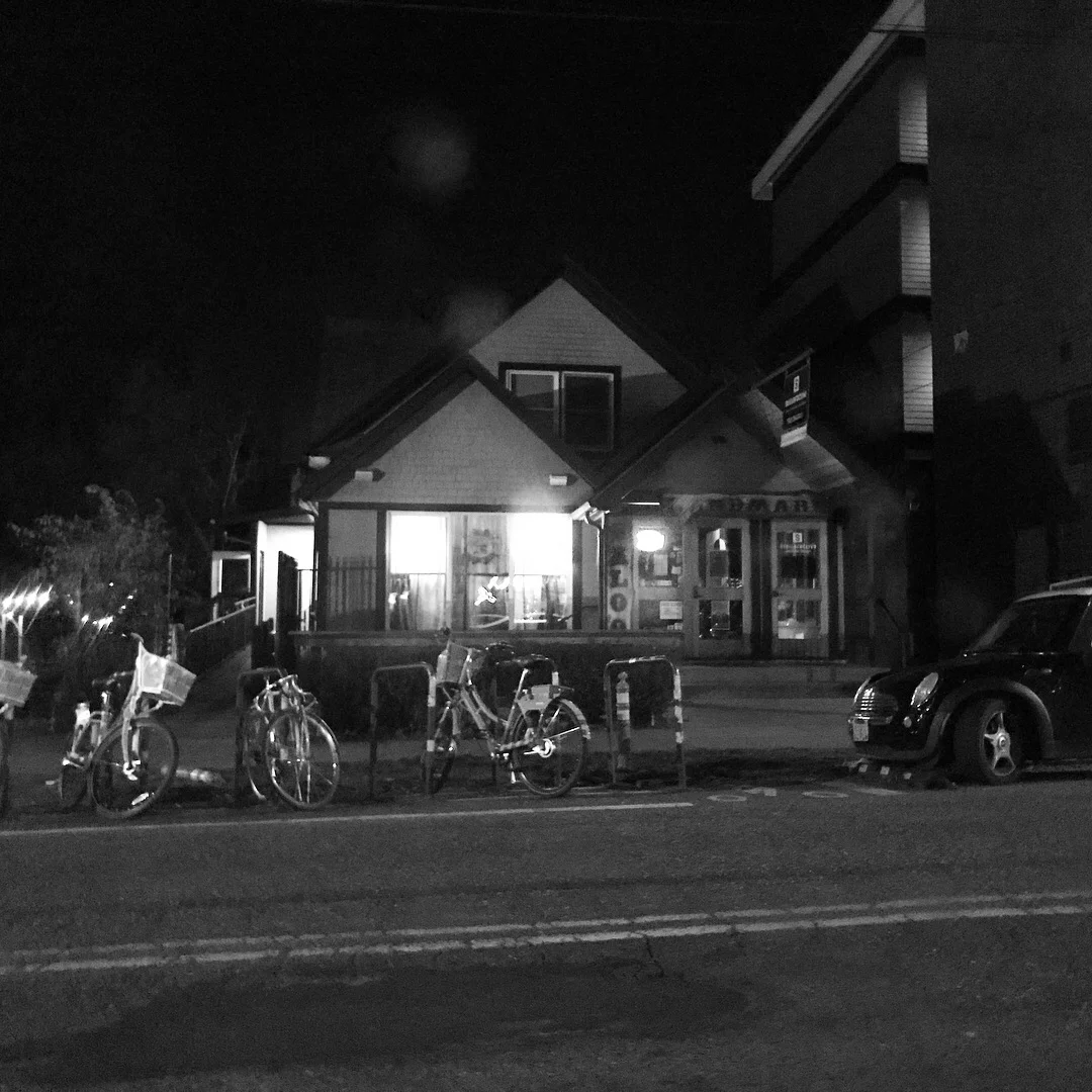 The legendary Landmark Saloon. Lucky us!