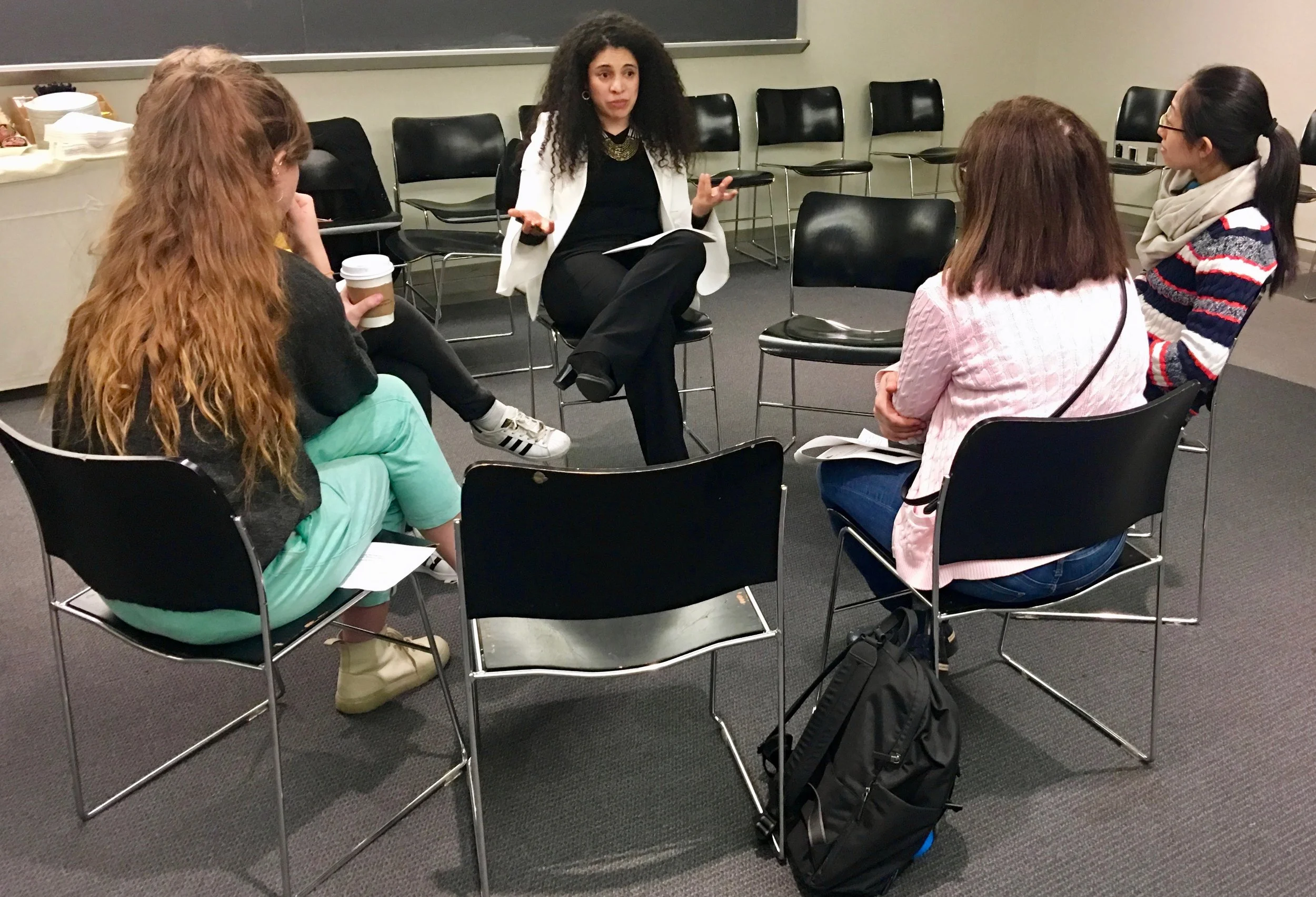 Students at The City University of New York with mentor Lissette Delgado-Cruzata, MPH, Ph.D., Assistant Professor of Molecular Biology