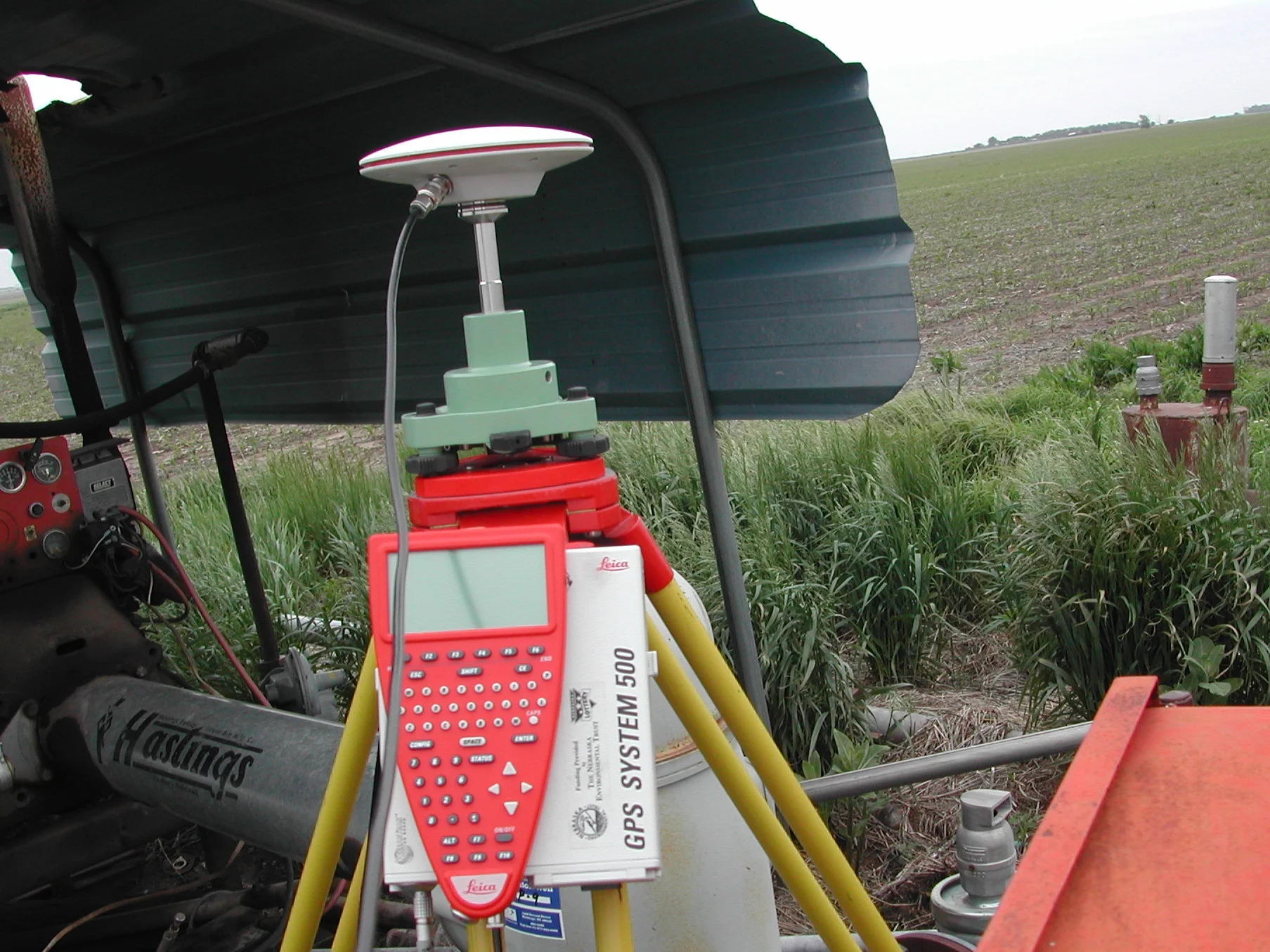 Using Survey Grade GPS to gather data for groundwater models.