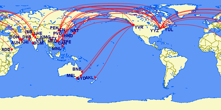 The Longest Flights Canada — DISTANT POINTS