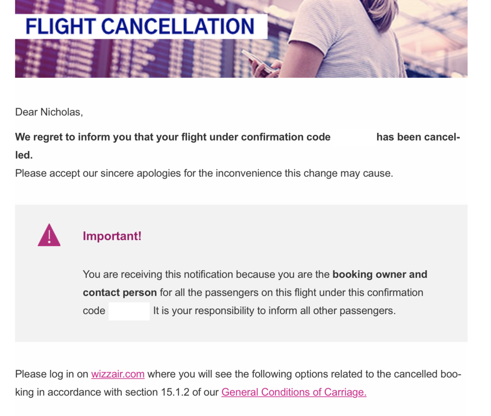 Refunding a Canceled Wizz Air Flight — DISTANT POINTS