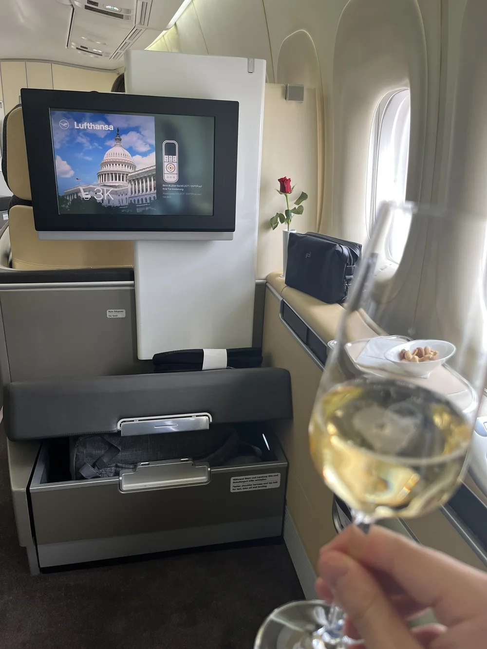 Loving It - Lufthansa First Class — DISTANT POINTS